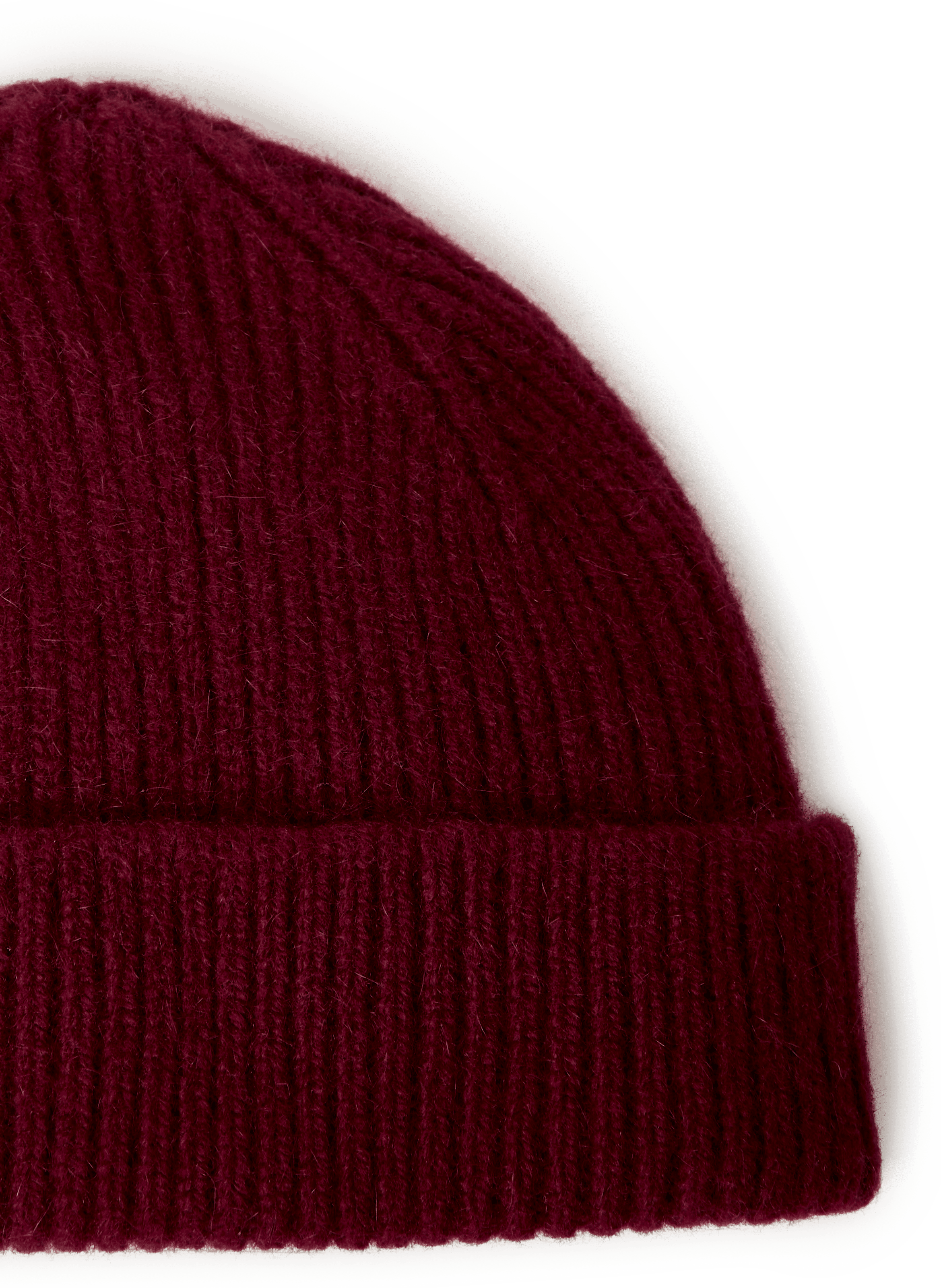 Beanie en laine et angora  MACKIE Rouge