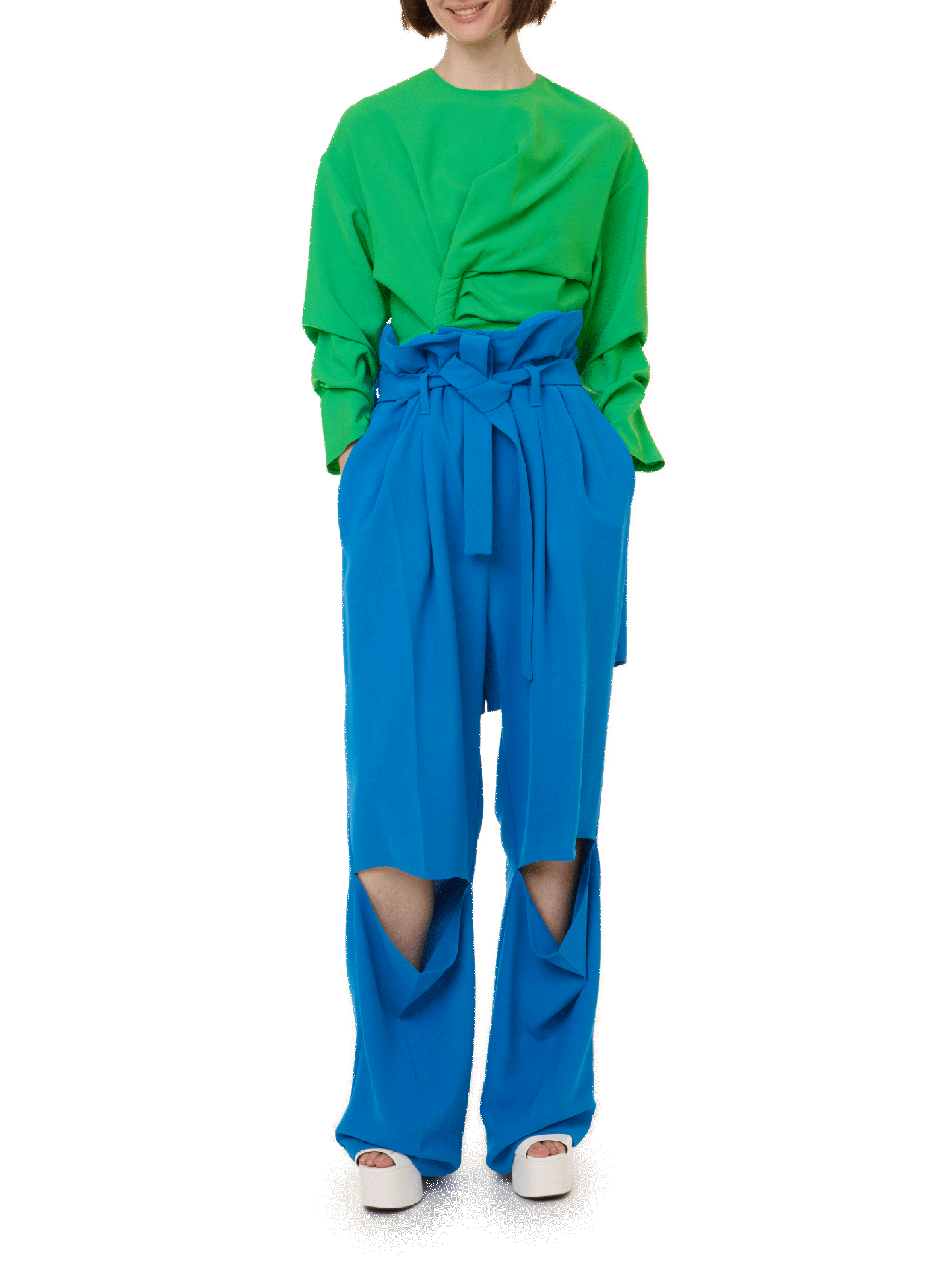 Top asymétrique A.W.A.K.E. MODE Vert