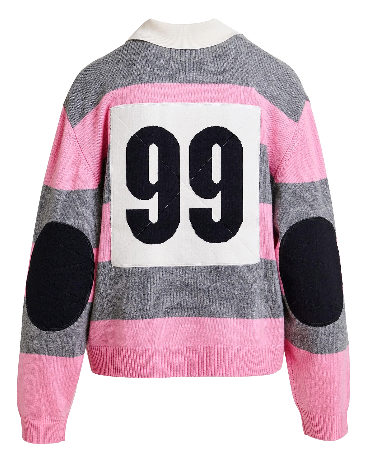 Polo oversize à rayures jarn ESSENTIEL ANTWERP Gris