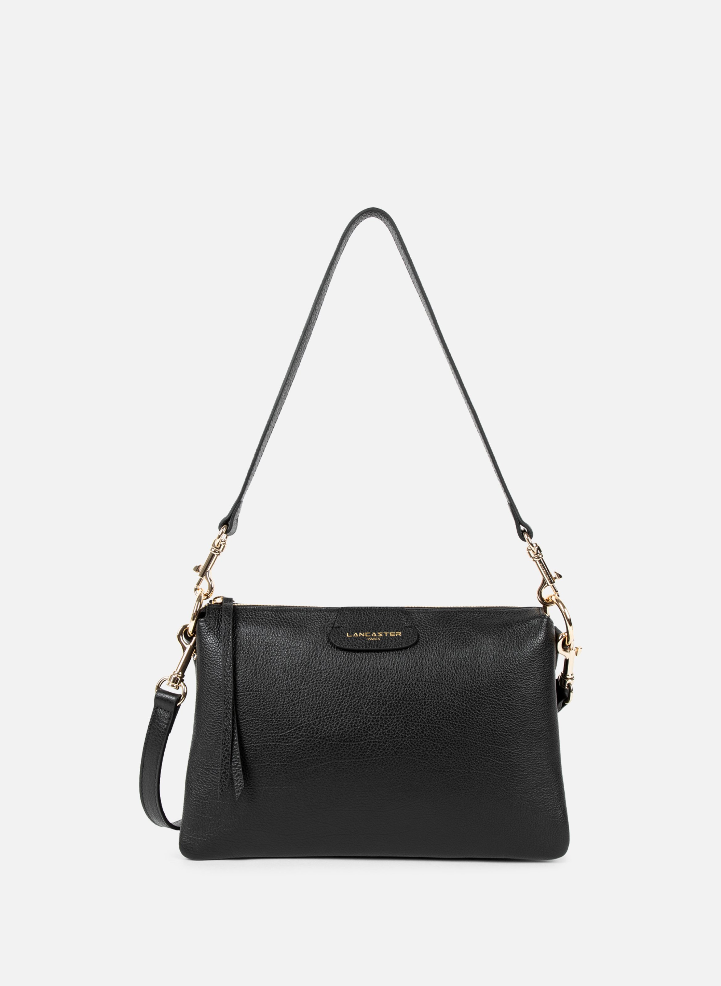 LANCASTER Large clutch - Dune Black