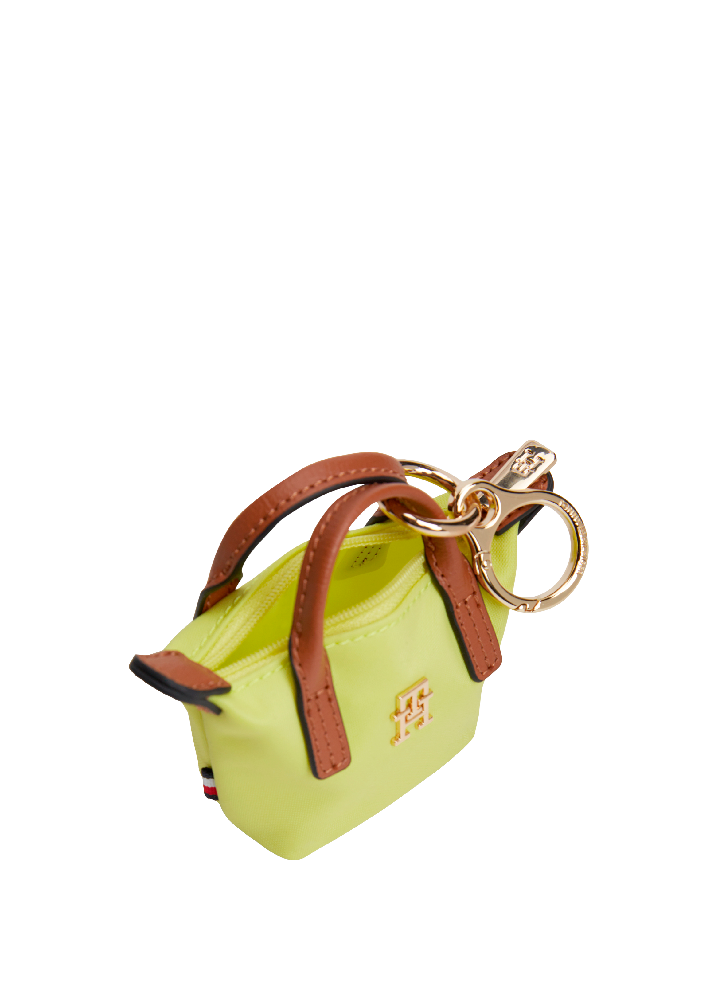 Mini logo keychain bag TOMMY HILFIGER Yellow