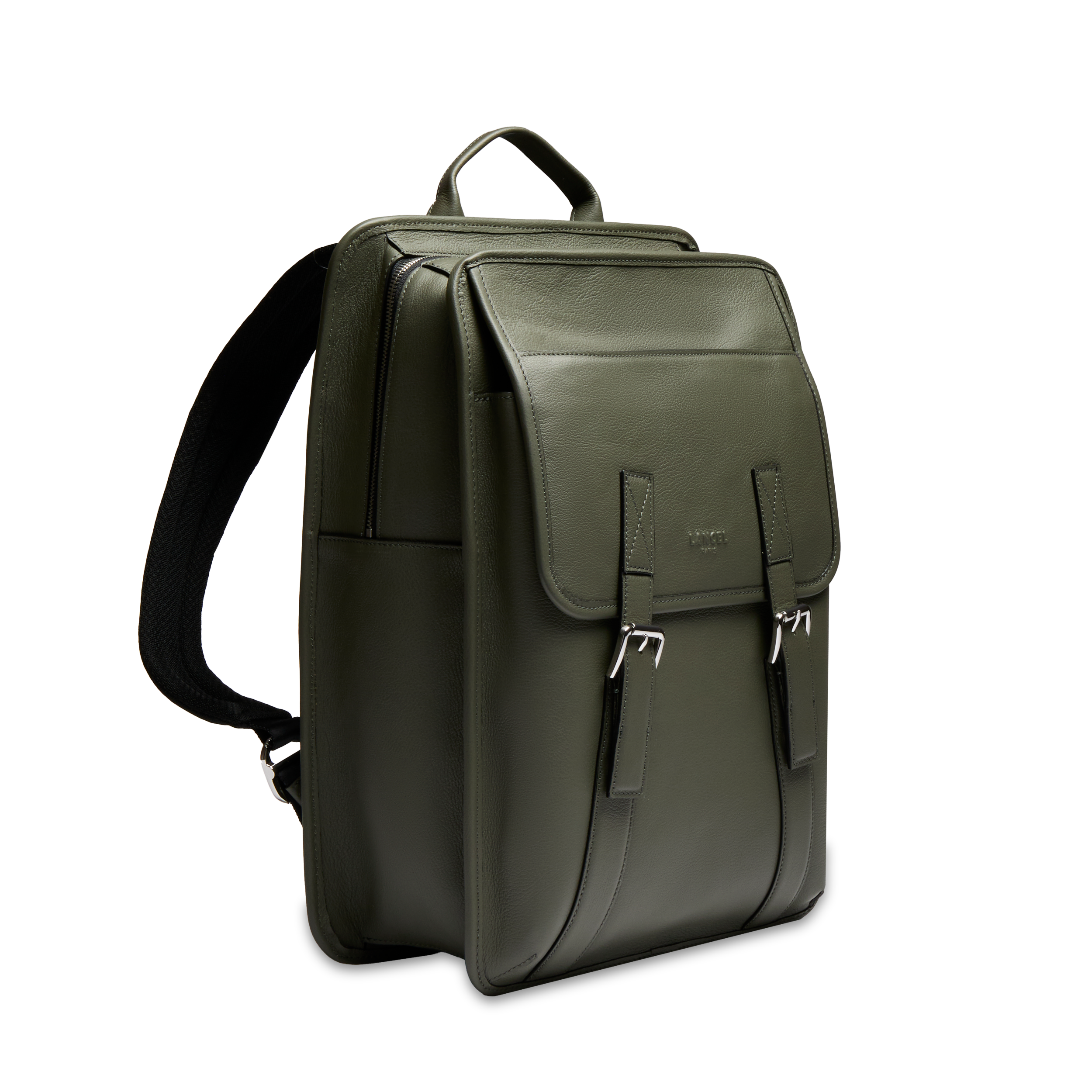 Sac à dos zippé mistral de lancel en cuir LANCEL Gris