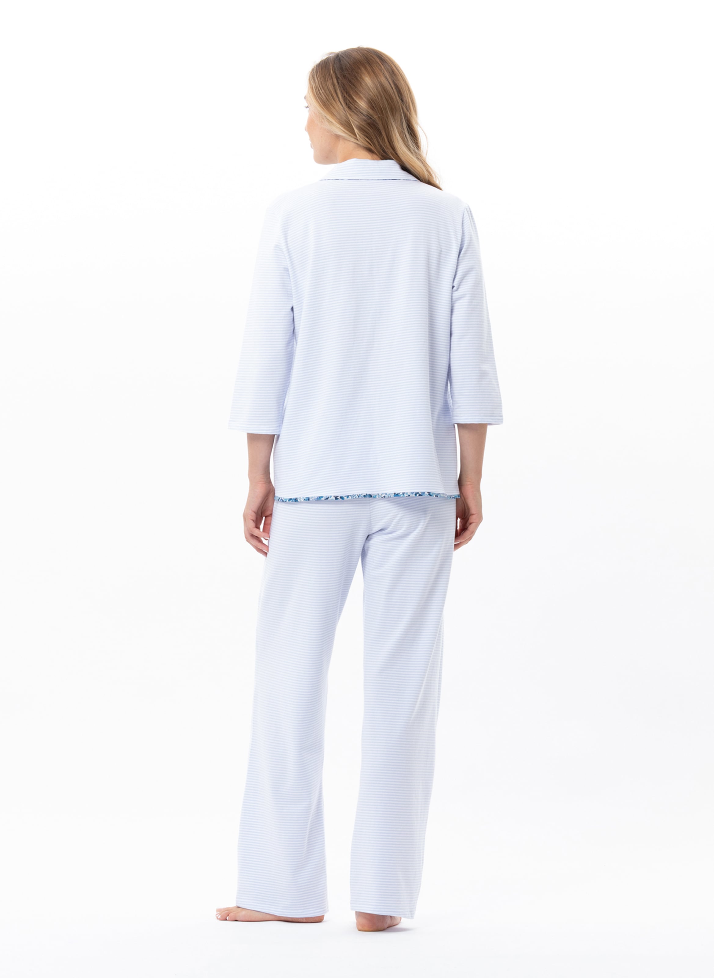 Pyjama boutonné en coton garden 206 LE CHAT Multicolore