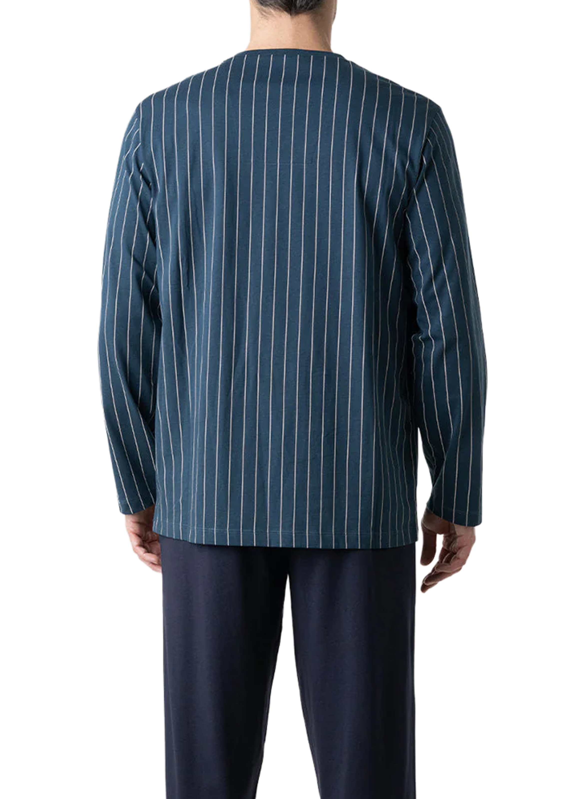 Cotton check pyjama set EMINENCE Blue