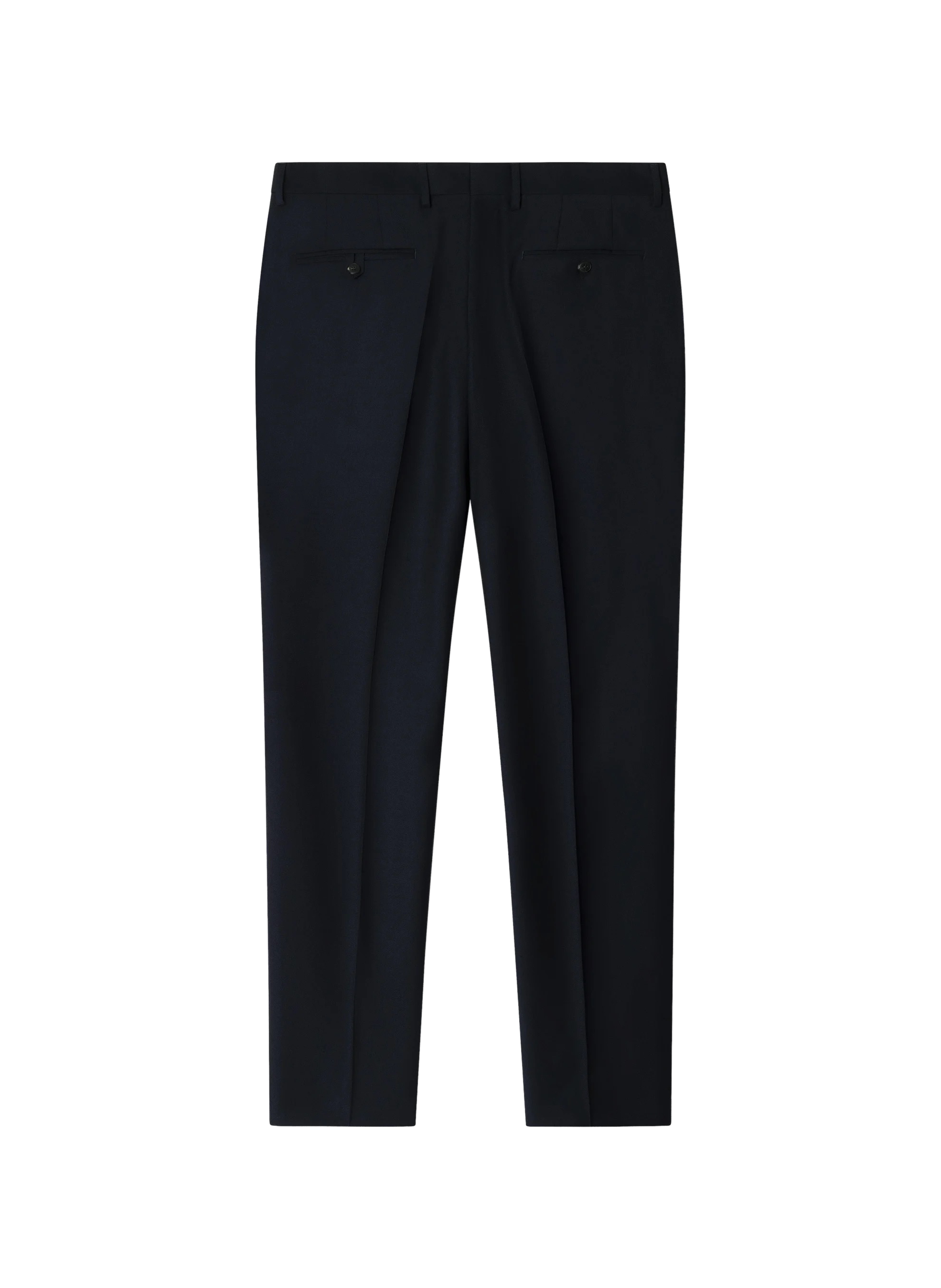 Pantalon de costume ajusté en laine HACKETT Bleu