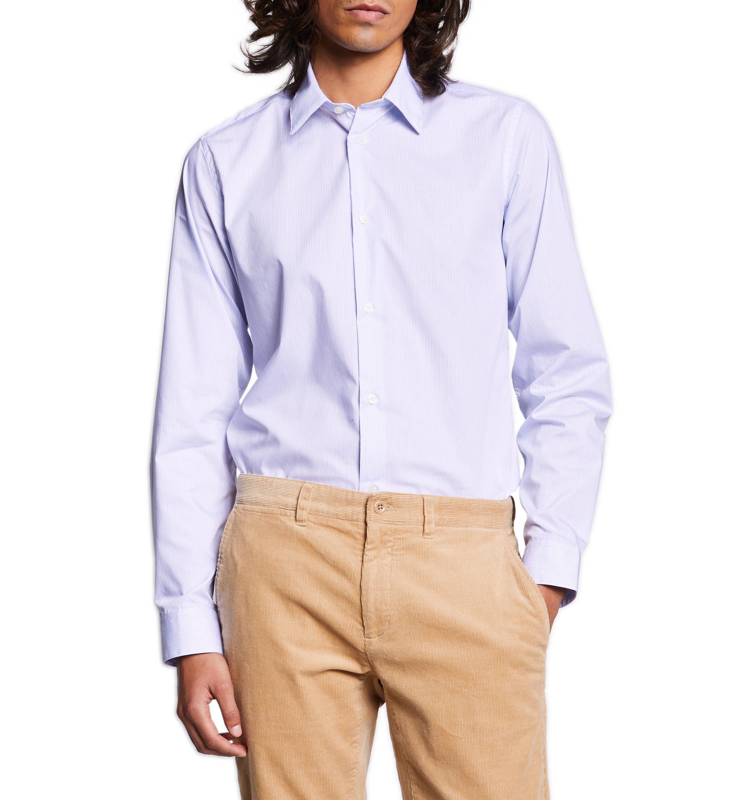 Chemise rayée en coton  AU PRINTEMPS PARIS Bleu