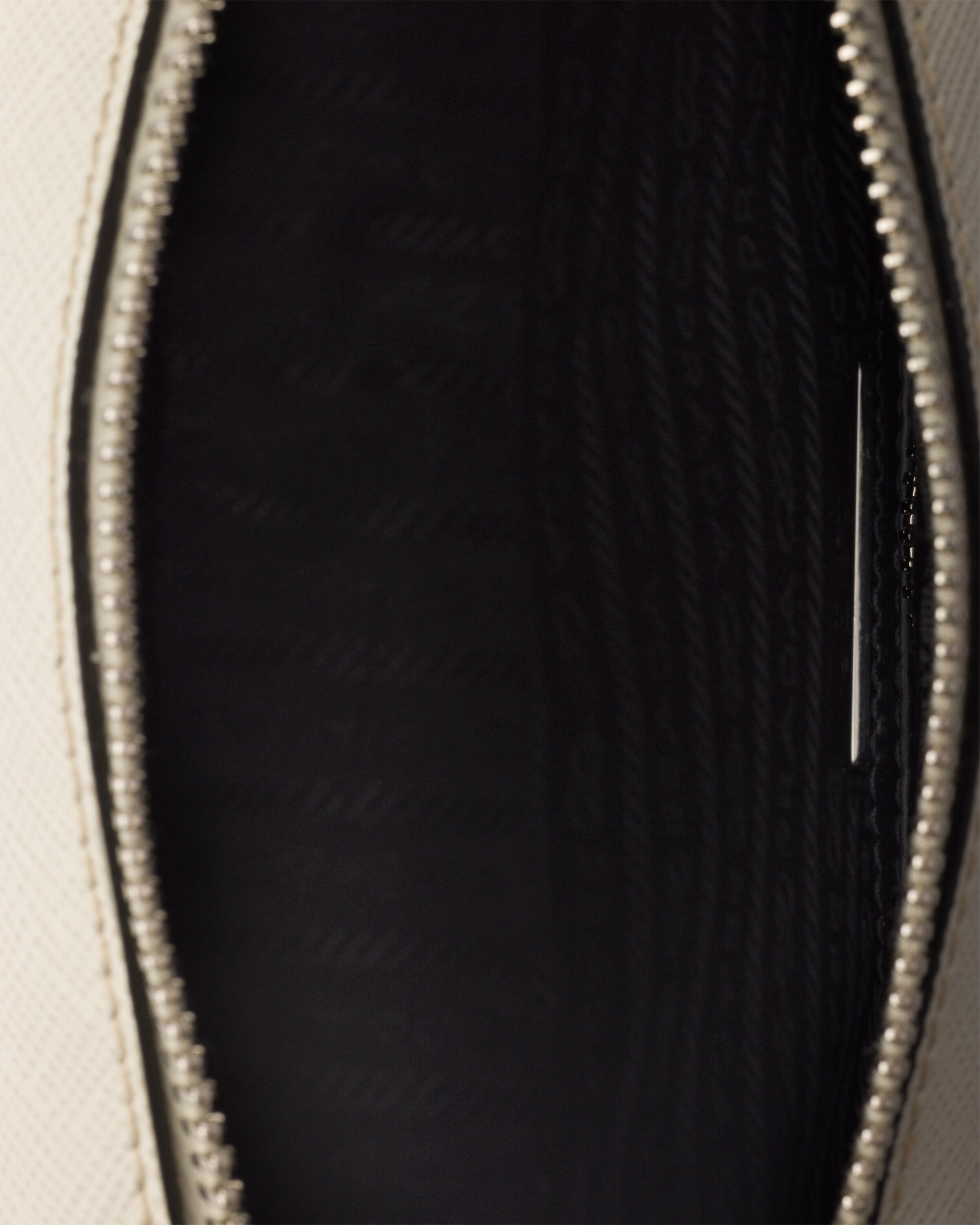 Sac porté épaule en cuir saffiano PRADA Beige