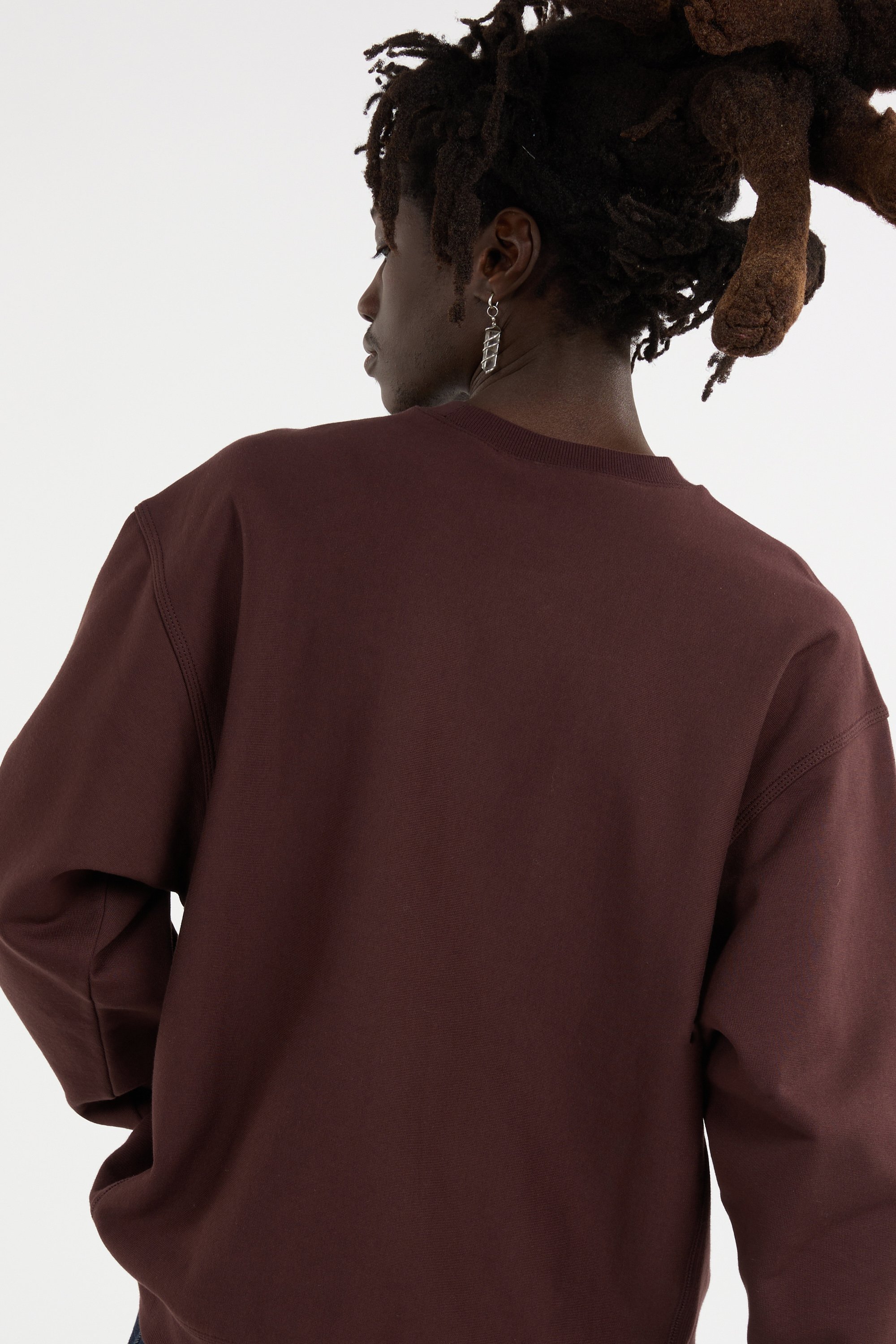 Sweatshirt american script CARHARTT WIP Marron