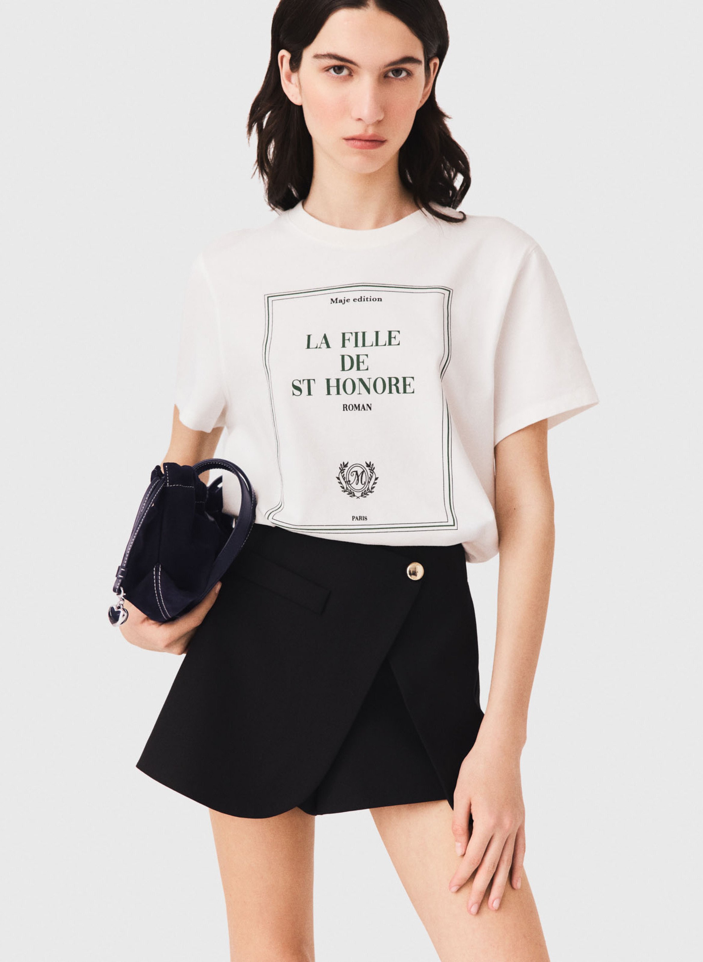 Jupe short | Noir MAJE Femme