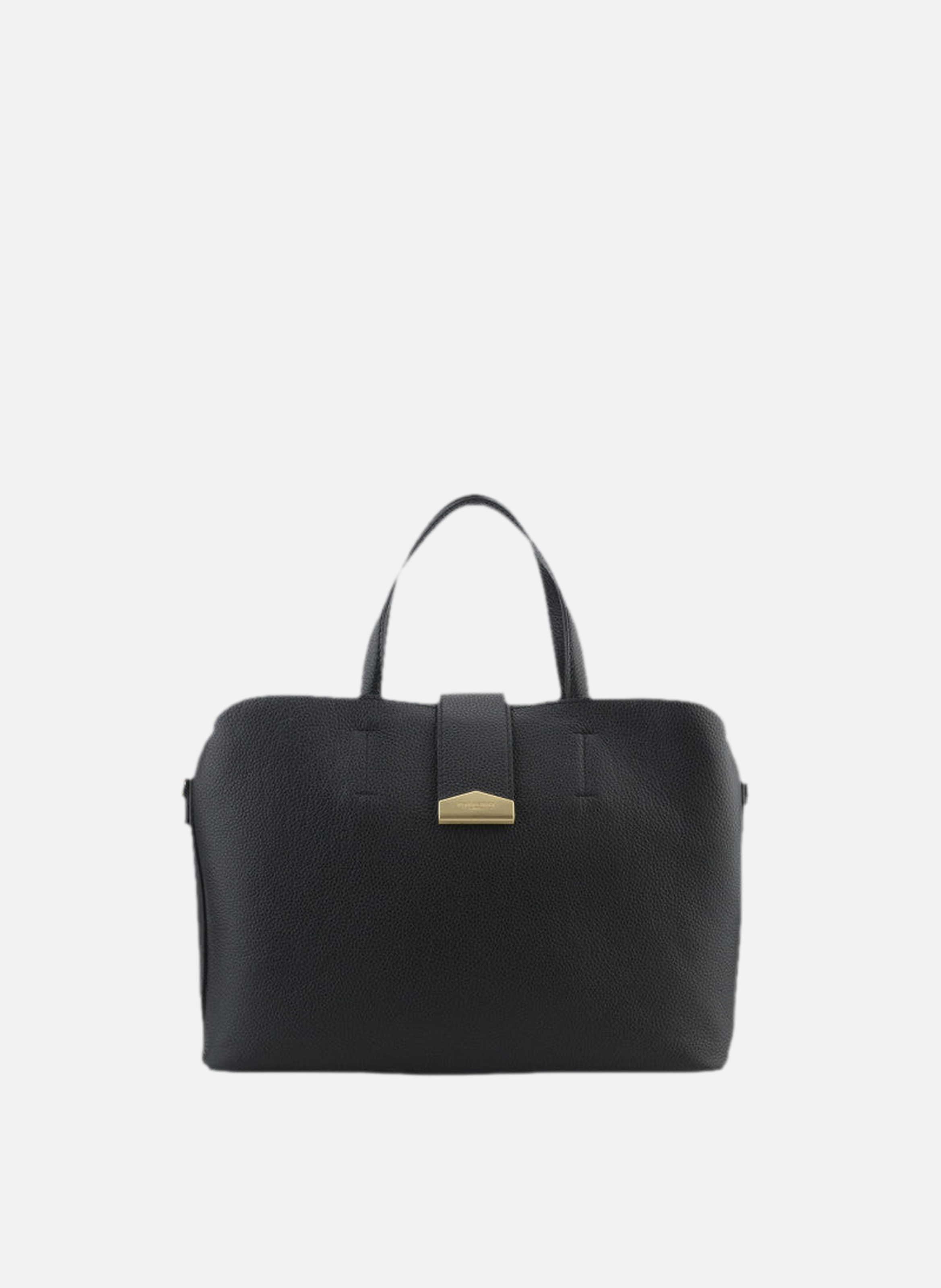 Cavalcade | sac à main mm en cuir de vachette POURCHET Noir