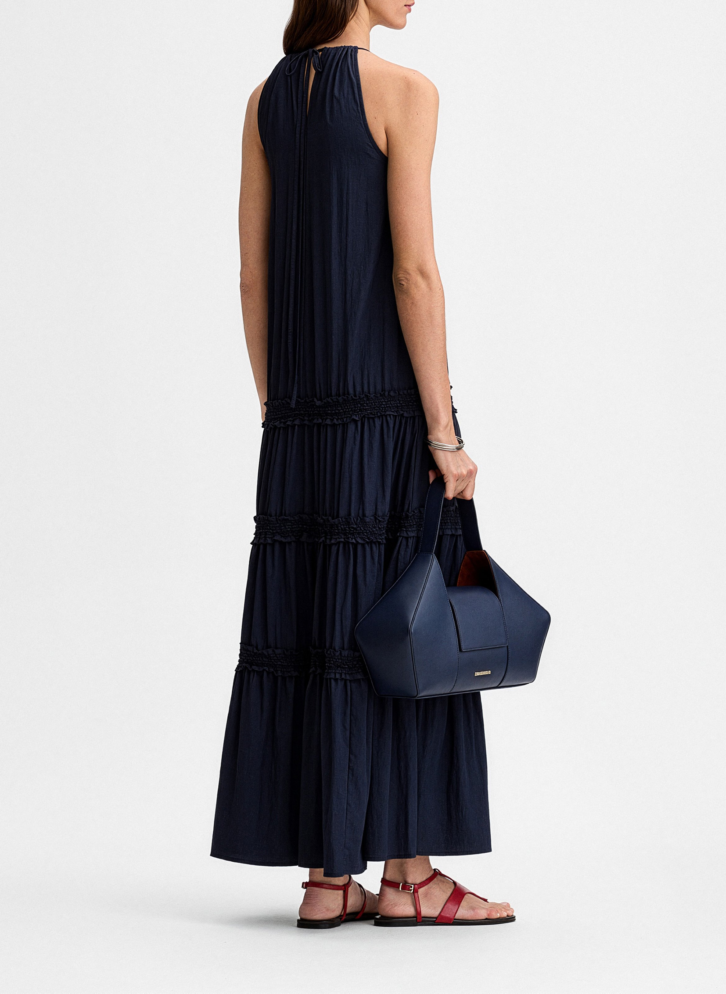 Robe longue otadi SIMORRA Bleu