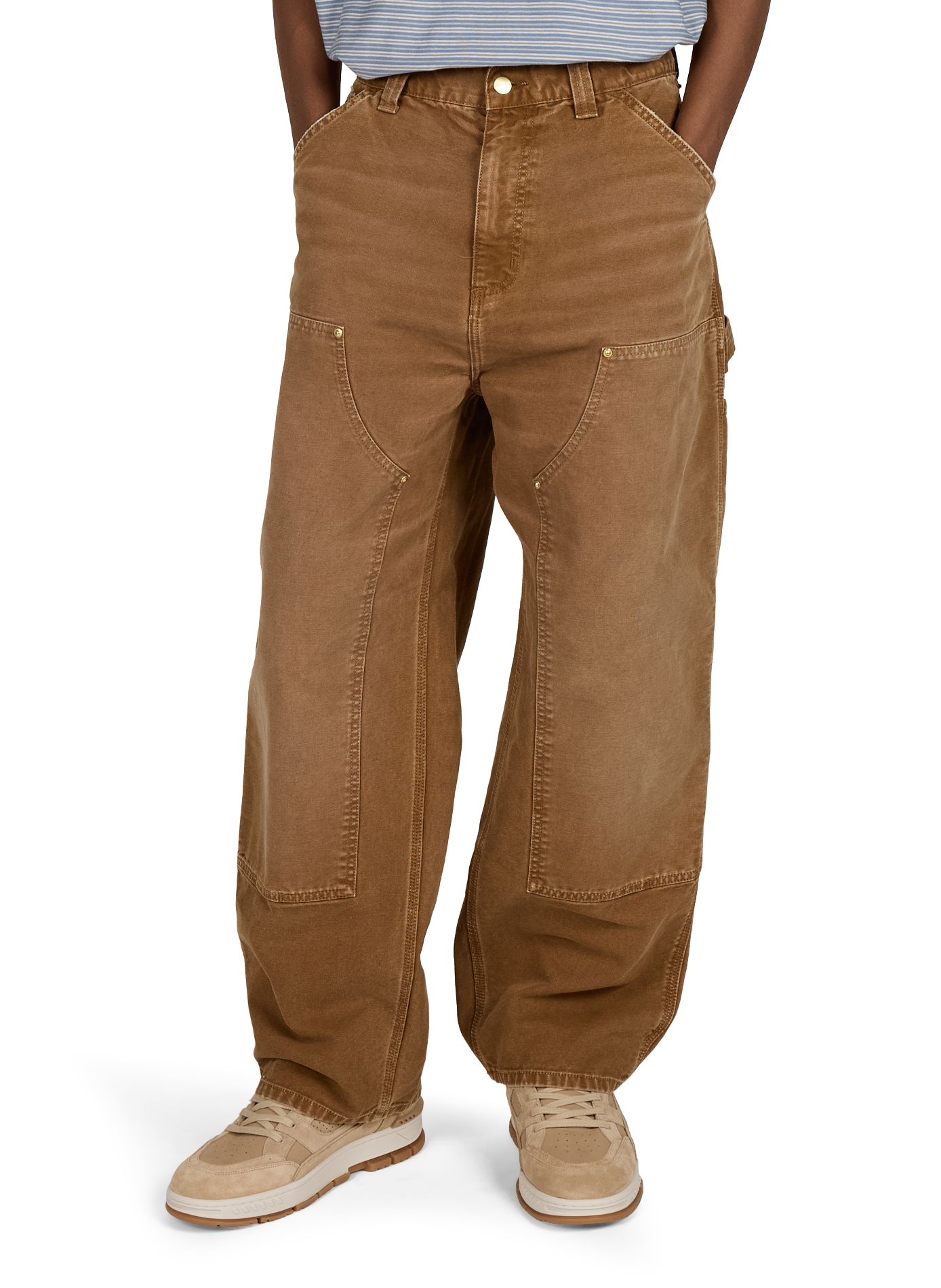 OG Double Knee Baumwollhose CARHARTT WIP Braun