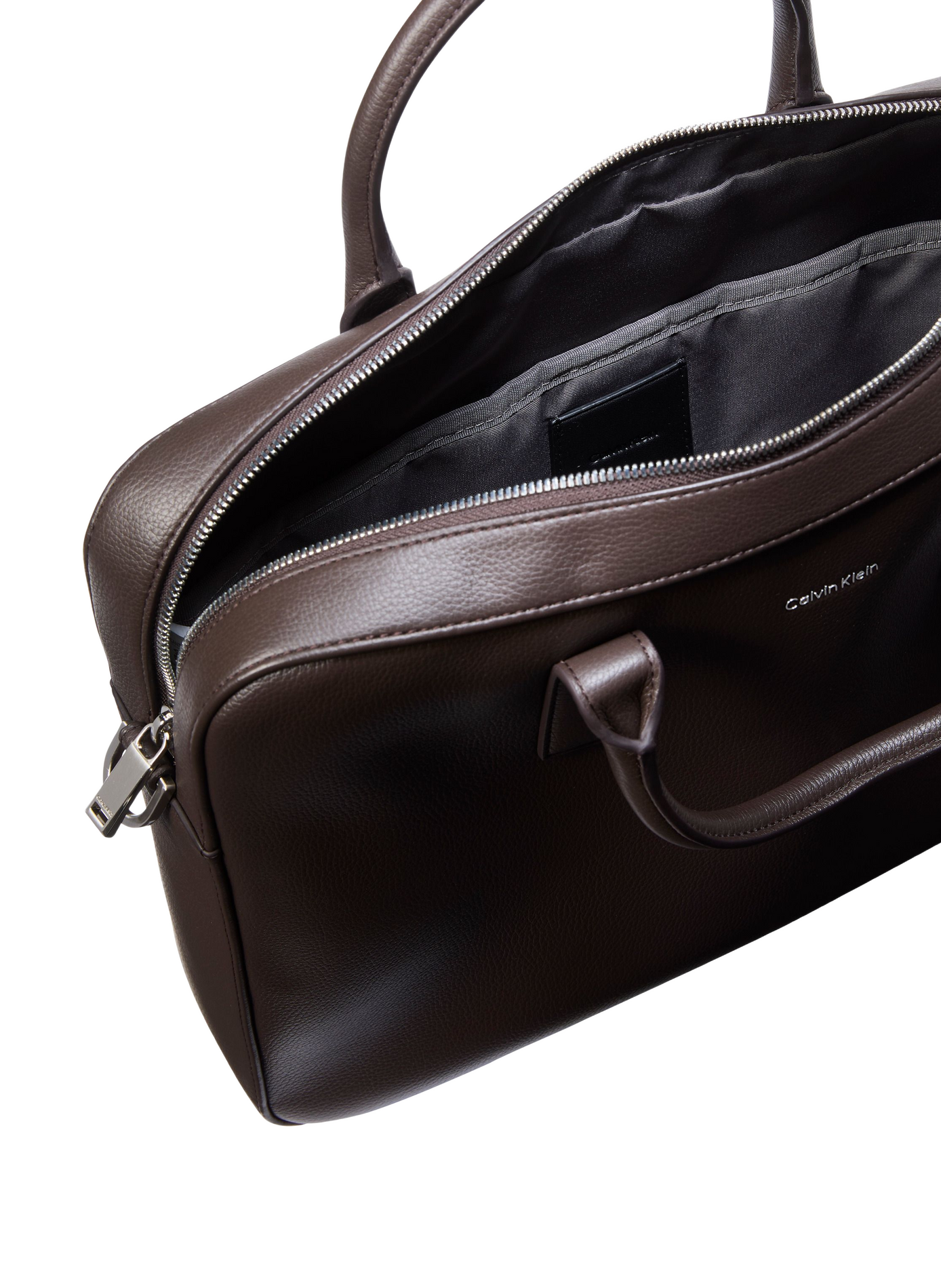 Computer bag with shoulder strap CALVIN KLEIN Brown