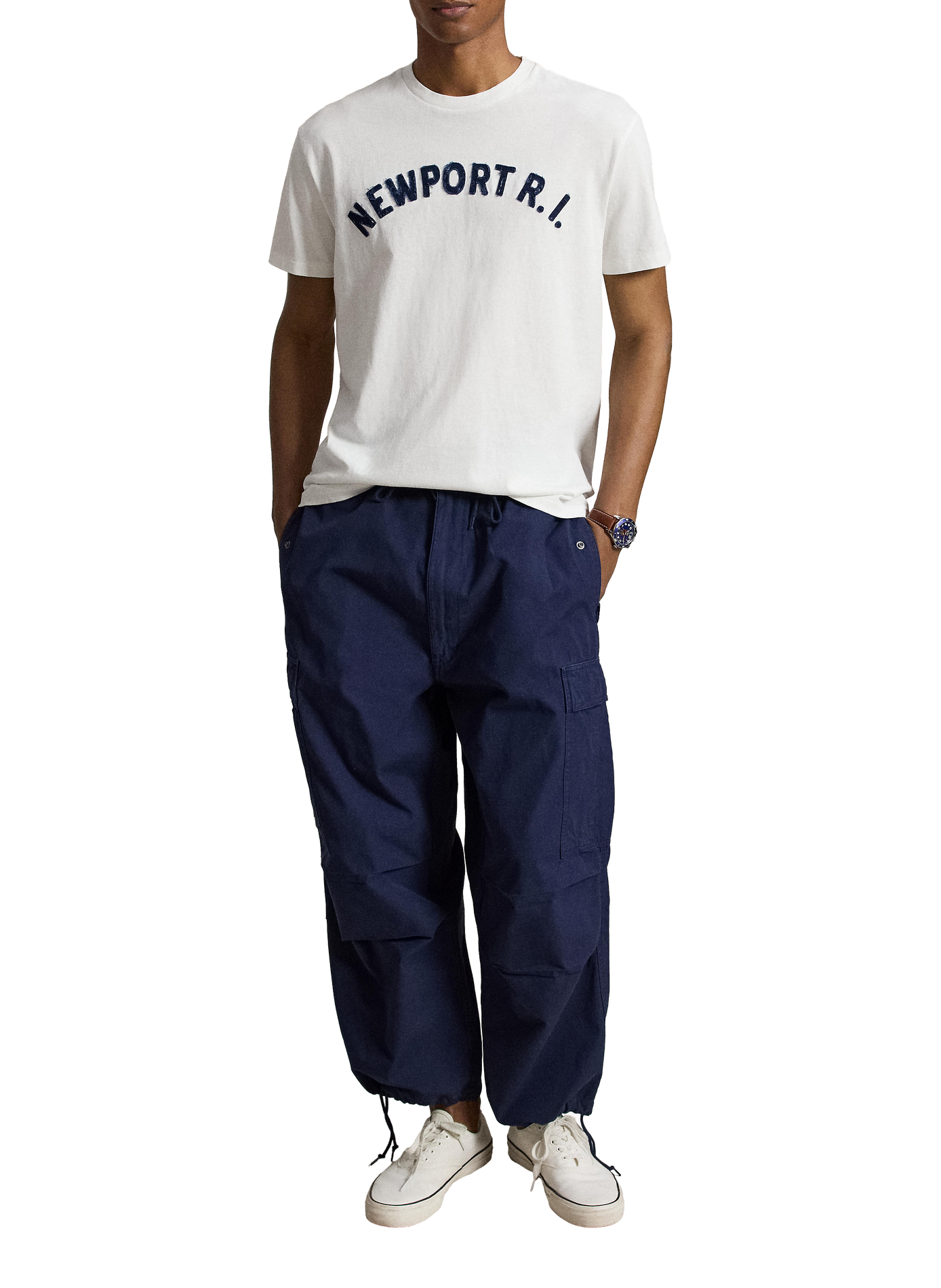 T-shirt manches courtes imprimé en coton POLO RALPH LAUREN Blanc