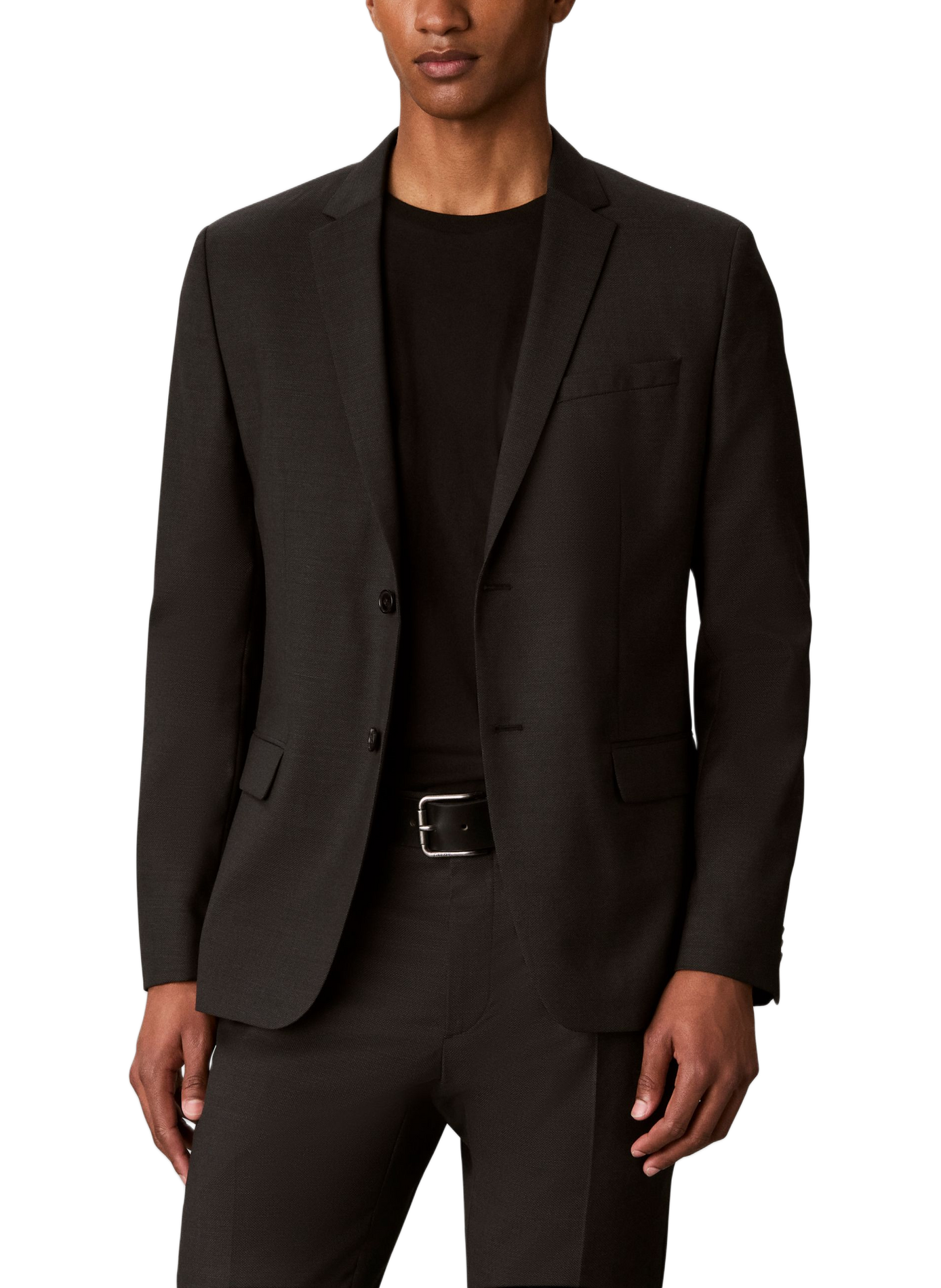 Gerader Wollblazer CALVIN KLEIN Grau