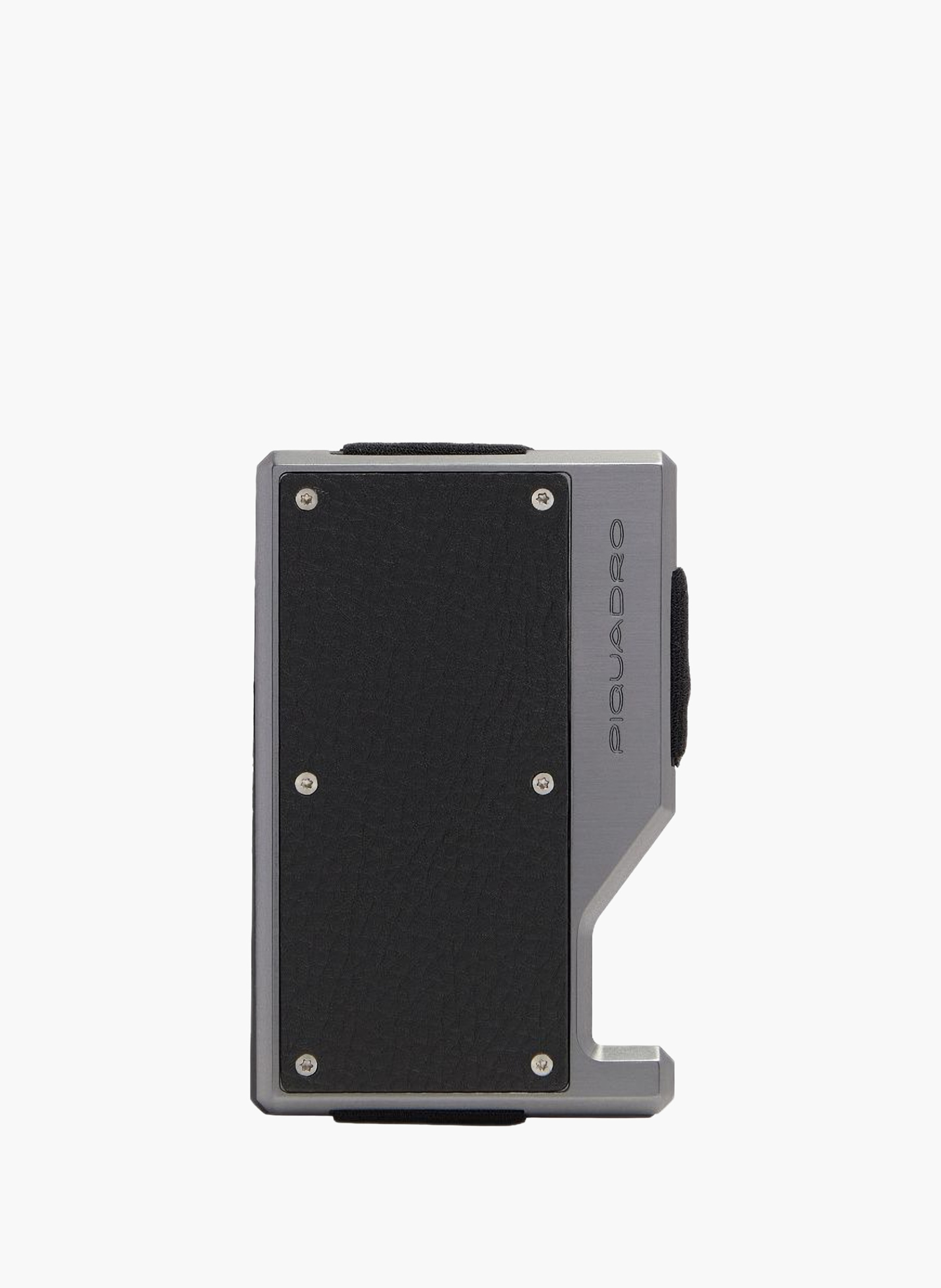 Magsafe® creditcardhouder met elastiek PIQUADRO Zwart