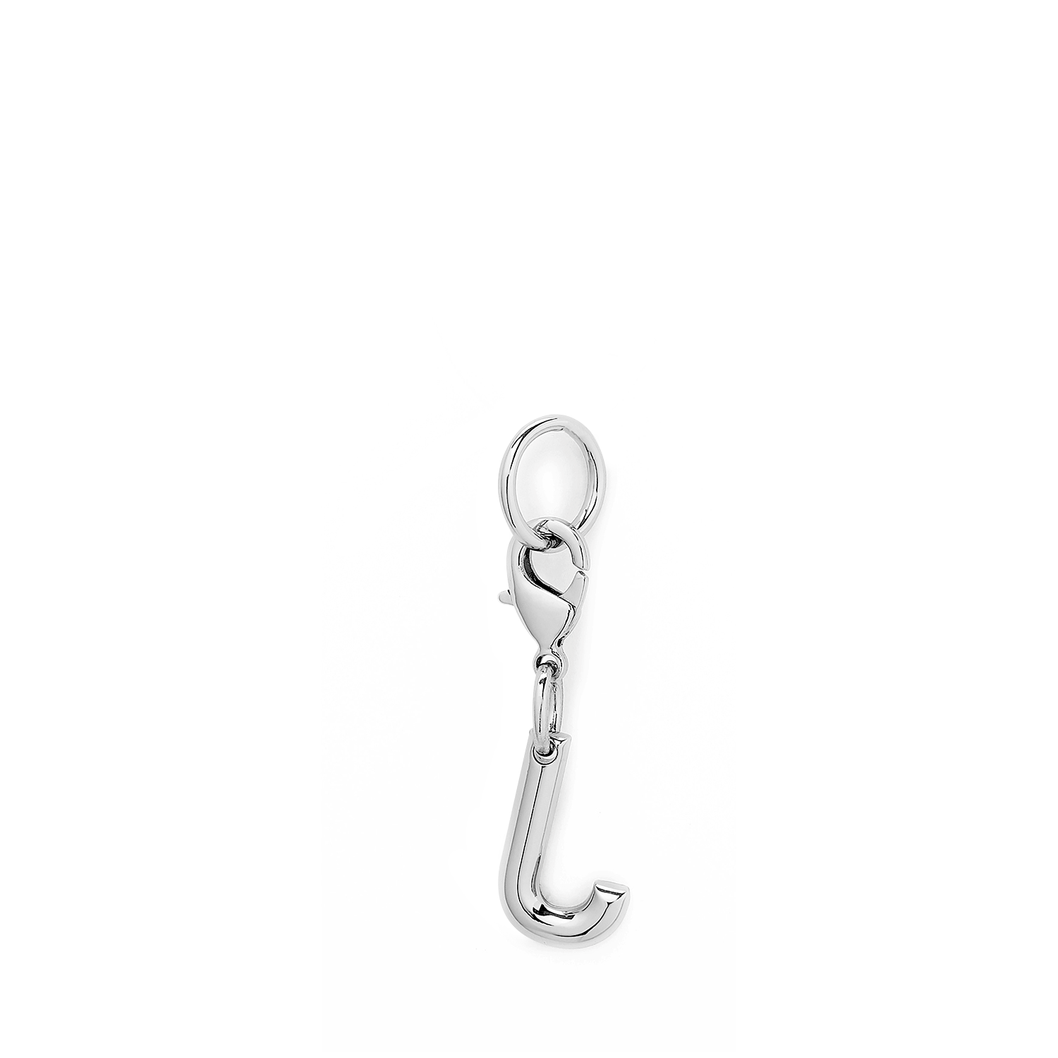 Verzilverd metalen Lancel-bedel - letter J. LANCEL Zilver