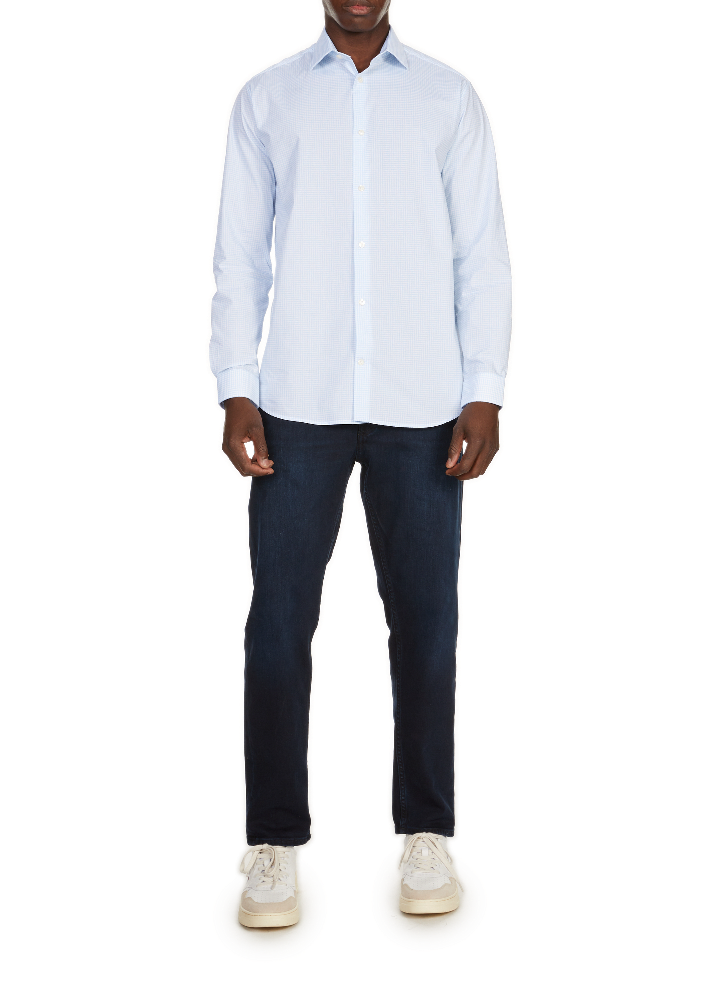 Bedrucktes Hemd AU PRINTEMPS PARIS Blau