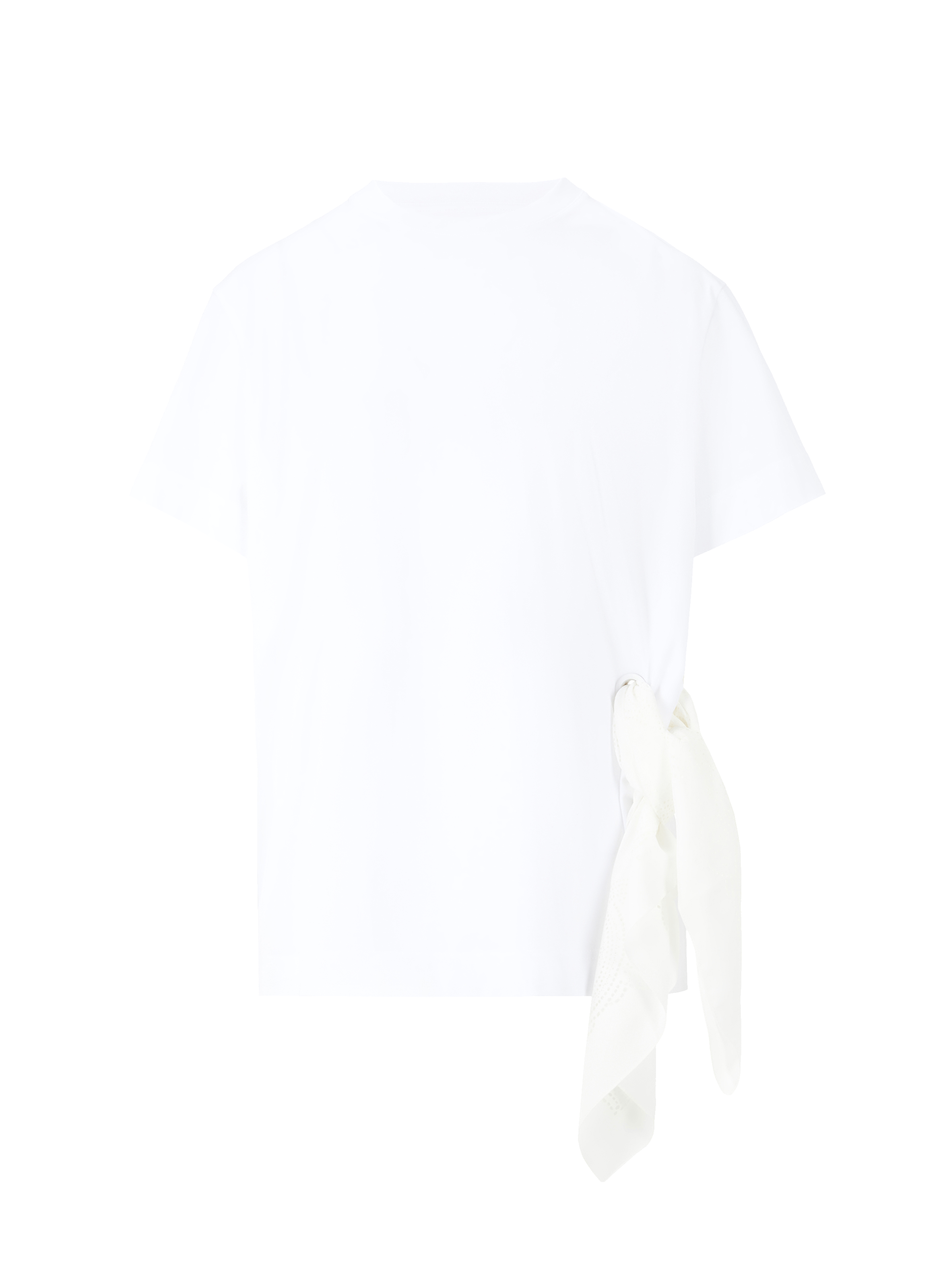 T-shirt avec détails à nouer en coton