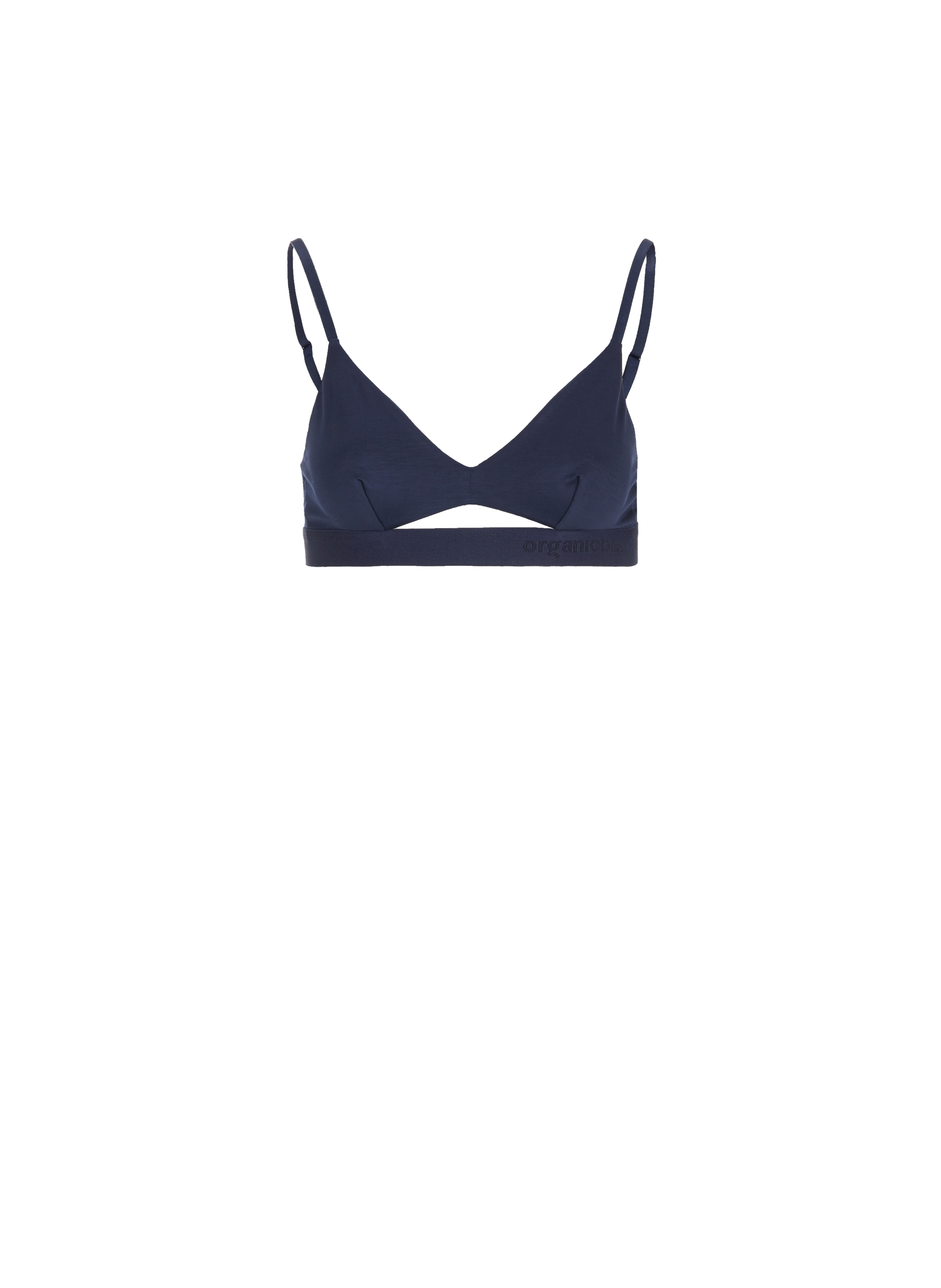 ORGANIC BASICS Brassière triangle en lyocell Bleu
