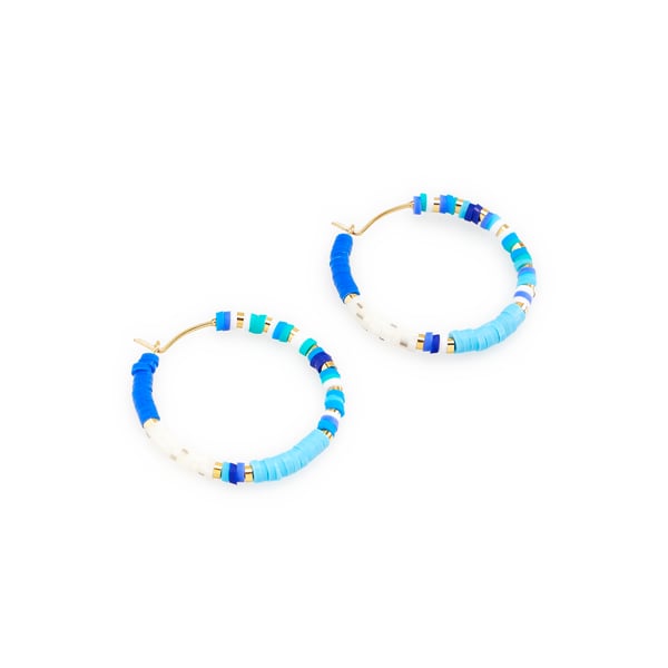 Boucles d'oreille colorées