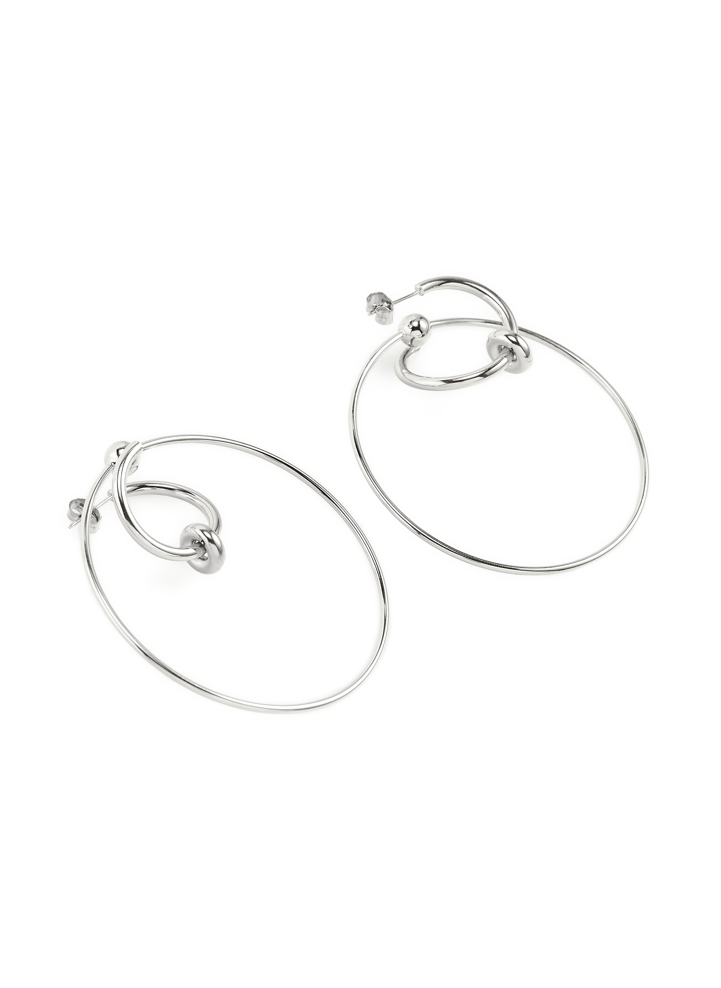 Boucles d'oreille Eva JUSTINE CLENQUET Argent