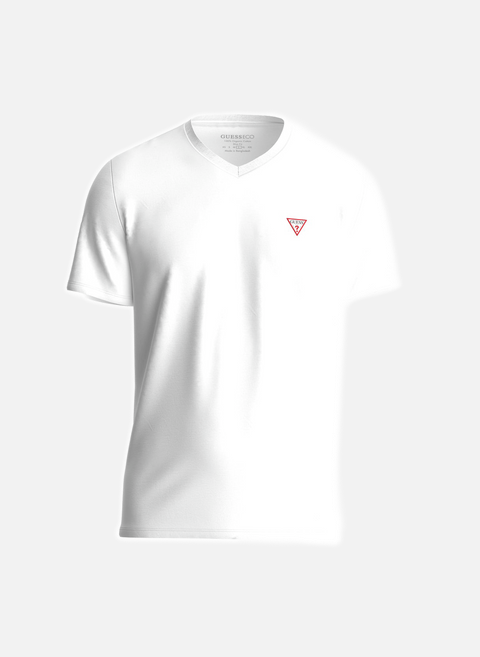 Logo-T-Shirt WeißGUESS 
