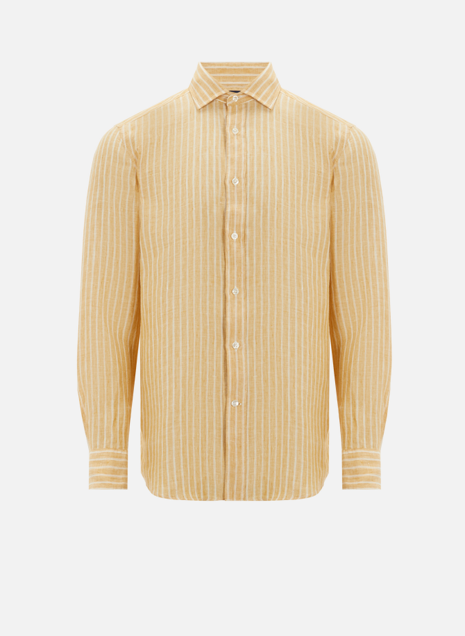 FACONNABLE striped linen shirt