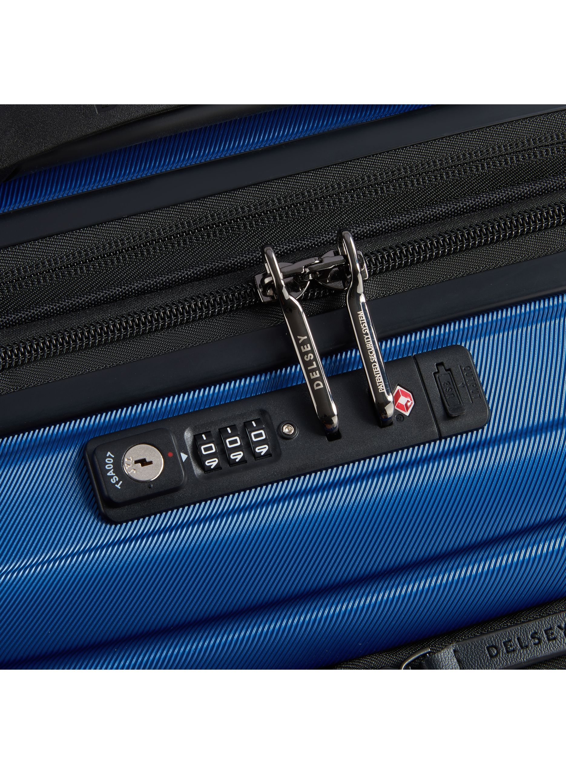 Valise cabine rigide taille s - shadow 5.0 DELSEY PARIS Bleu
