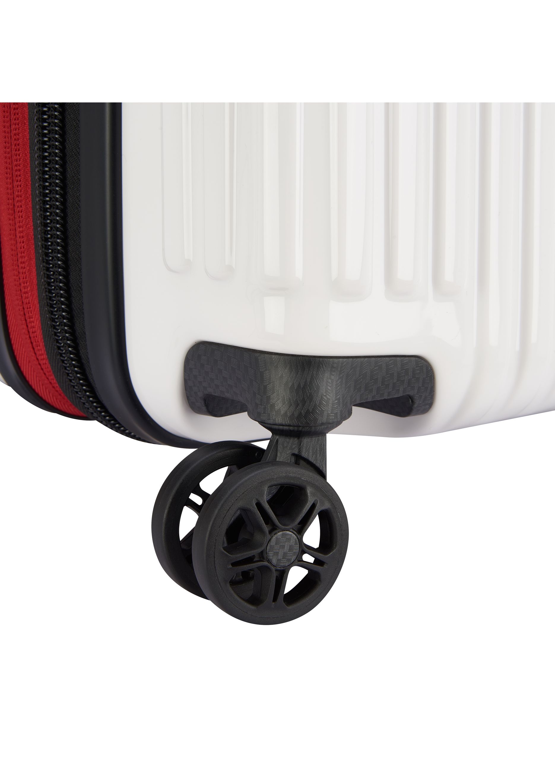 Valise soute rigide taille s - securitime zip DELSEY PARIS Blanc