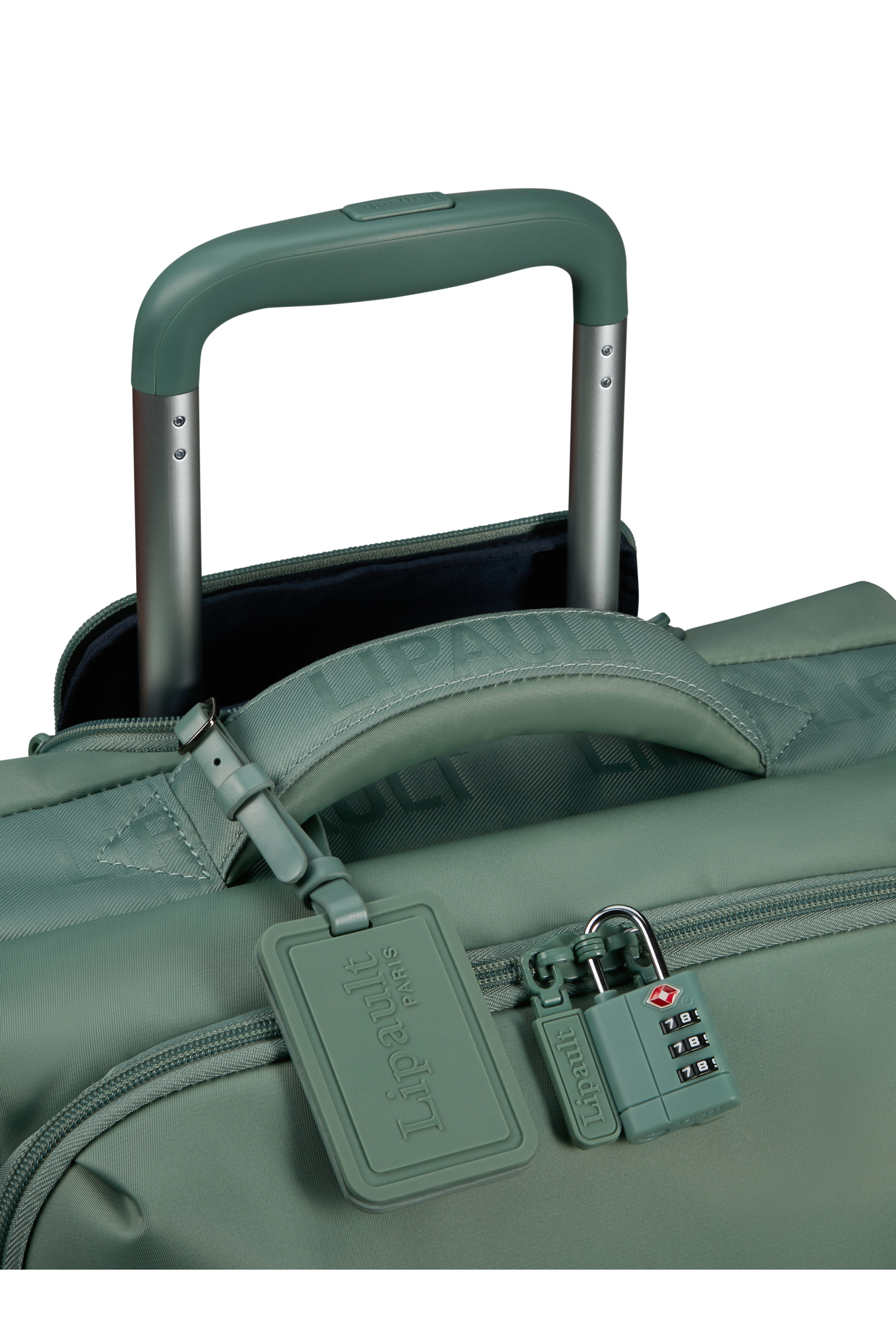 Plume valise 4 roues taille m LIPAULT PARIS Vert