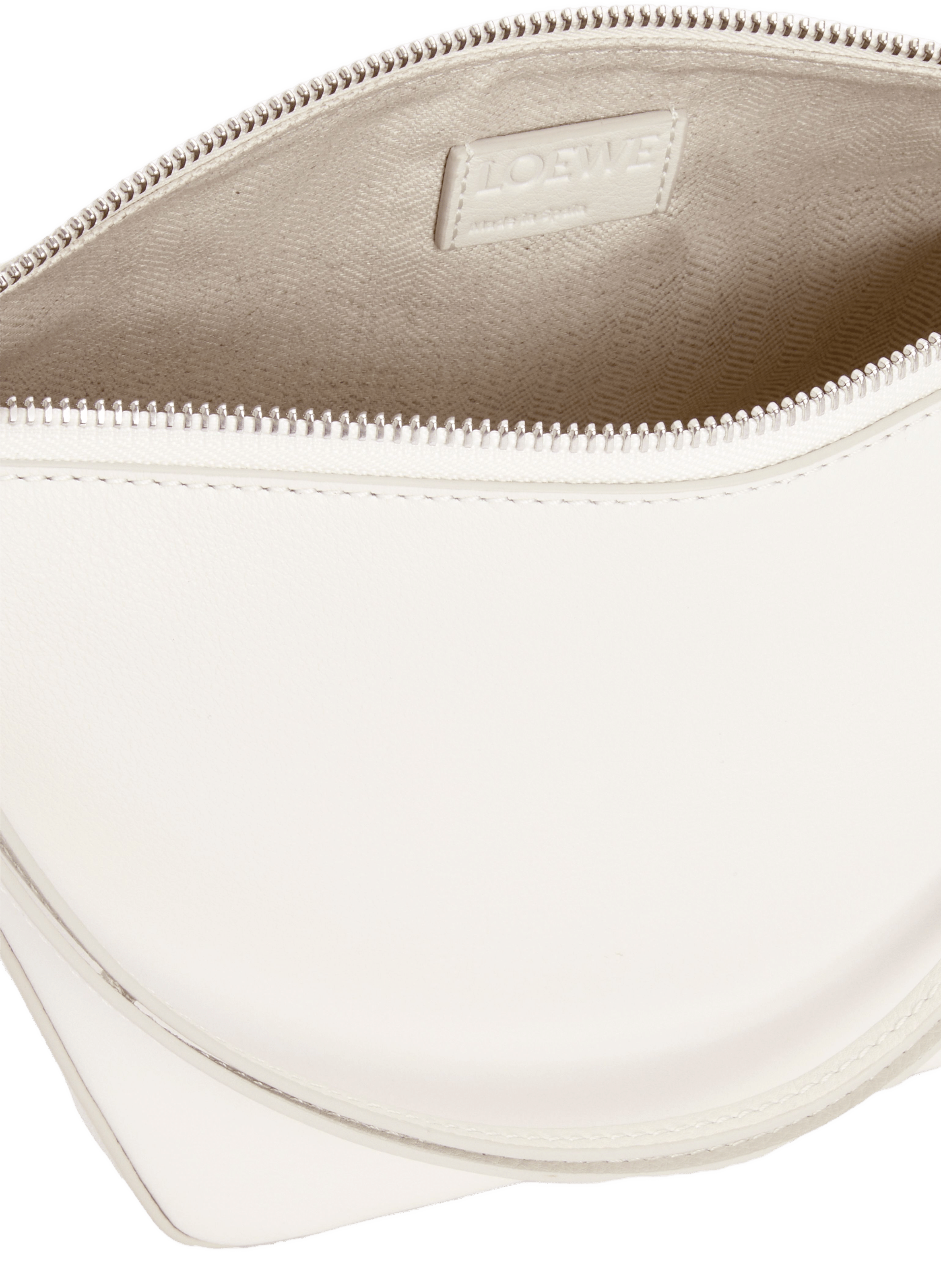 Mini Hammock hobo leather bag LOEWE White