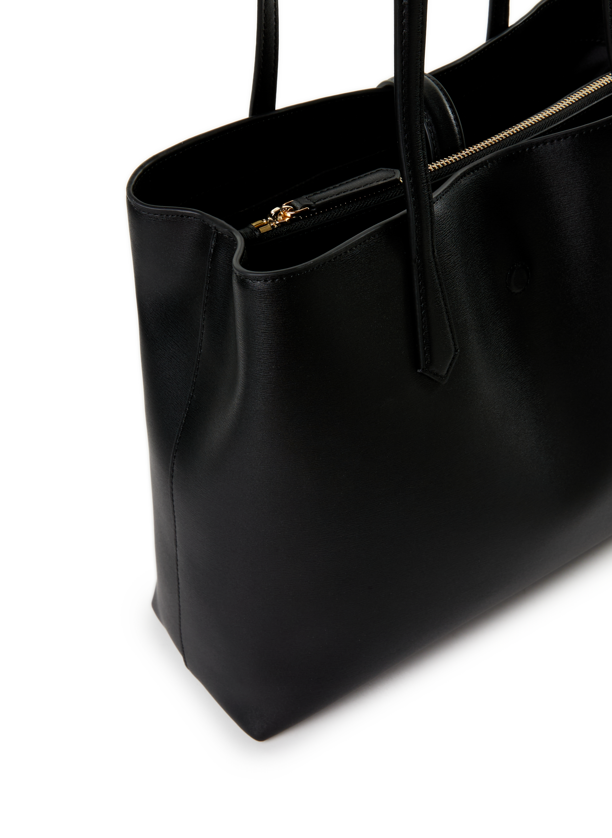 Sac cabas K/Autograph en cuir  KARL LAGERFELD Noir
