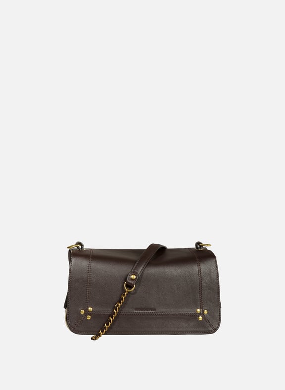 Sac à bandoulière Bobi en cuir Marron by JÉRÔME DREYFUSS JÉRÔME DREYFUSS Sac à bandoulière Bobi en cuir Marron