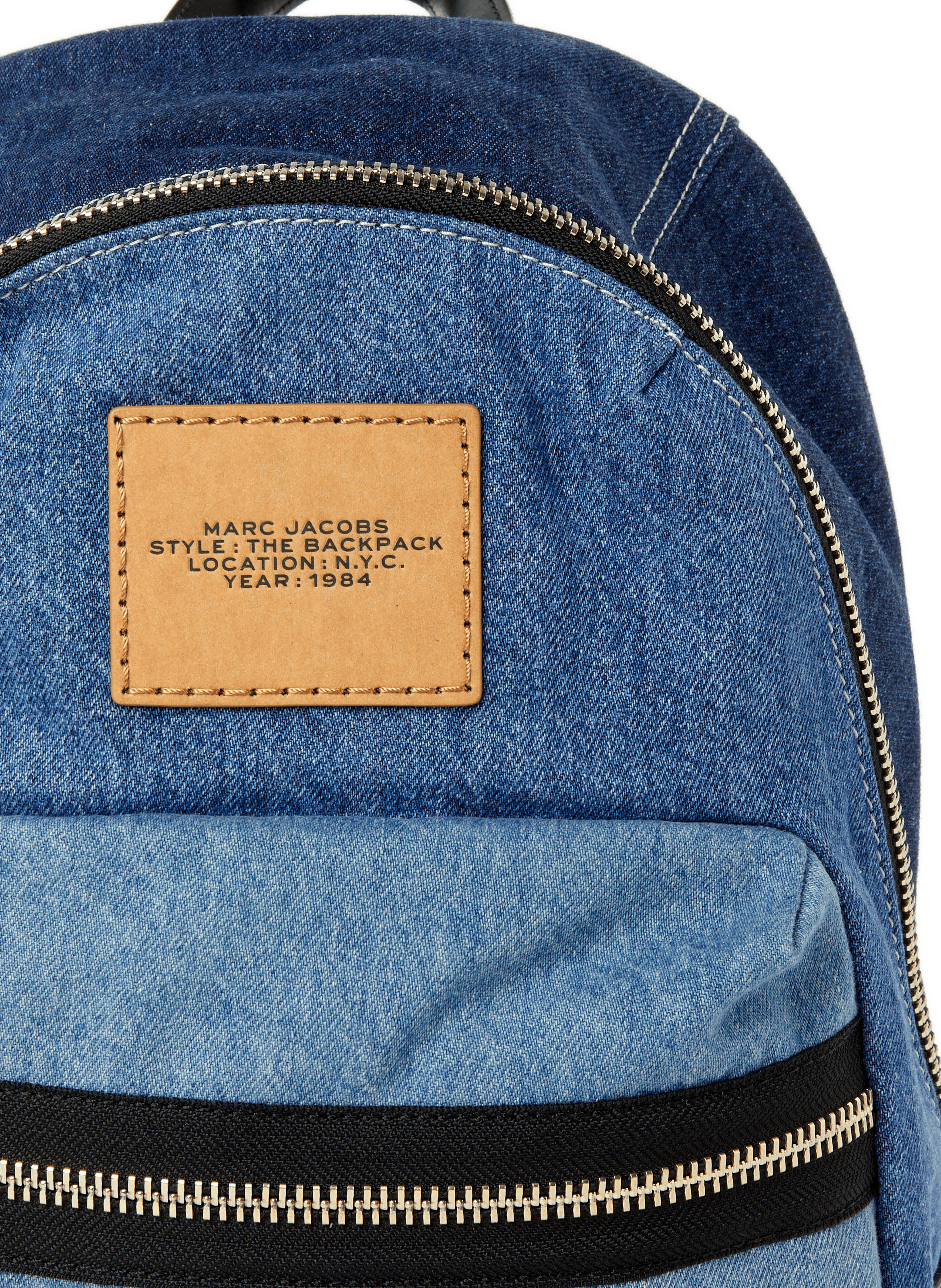 Sac à dos The Biker Colorblock Denim Large MARC JACOBS Multicolore