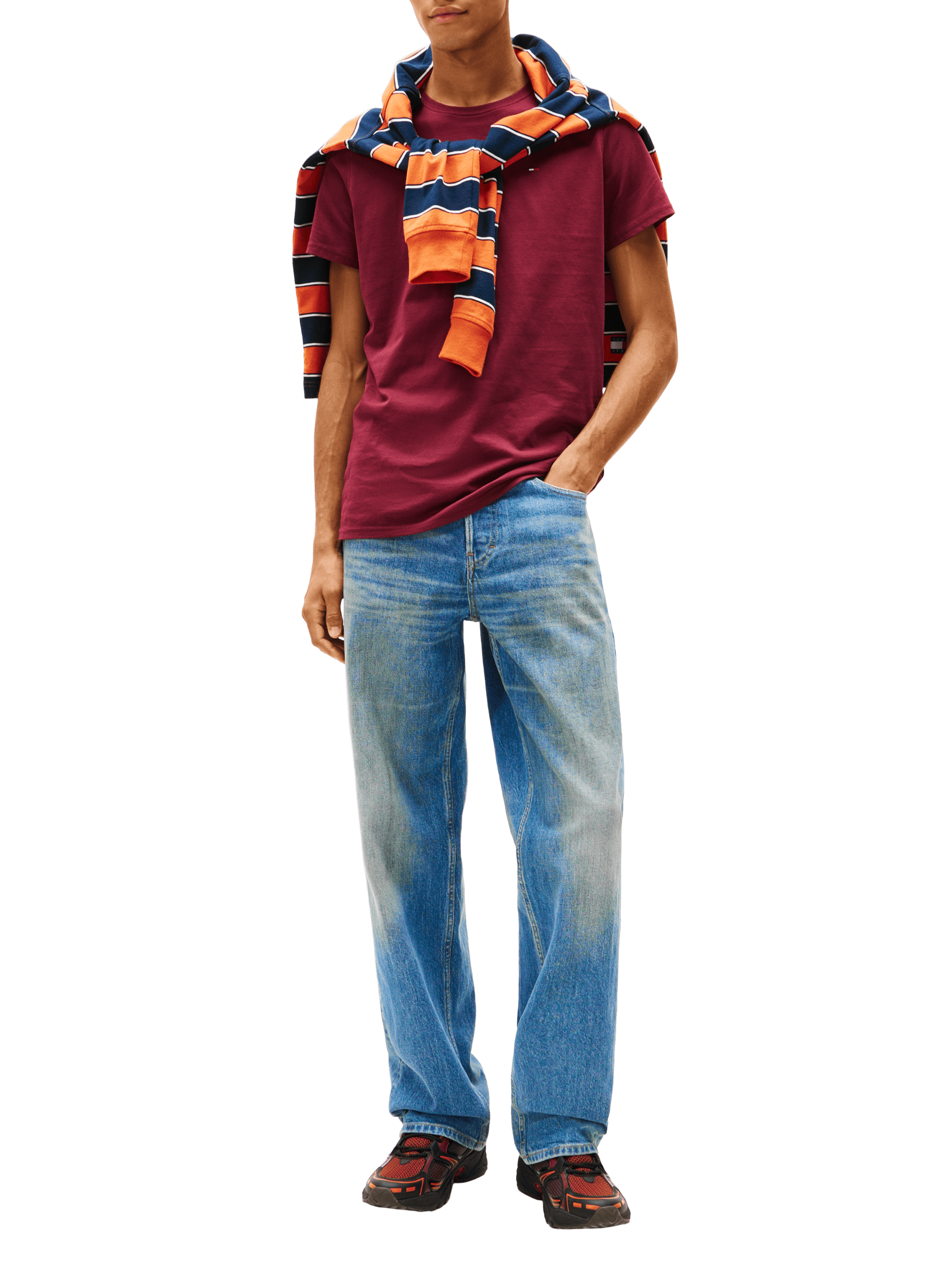 Classic Cotton T-Shirt TOMMY HILFIGER Red