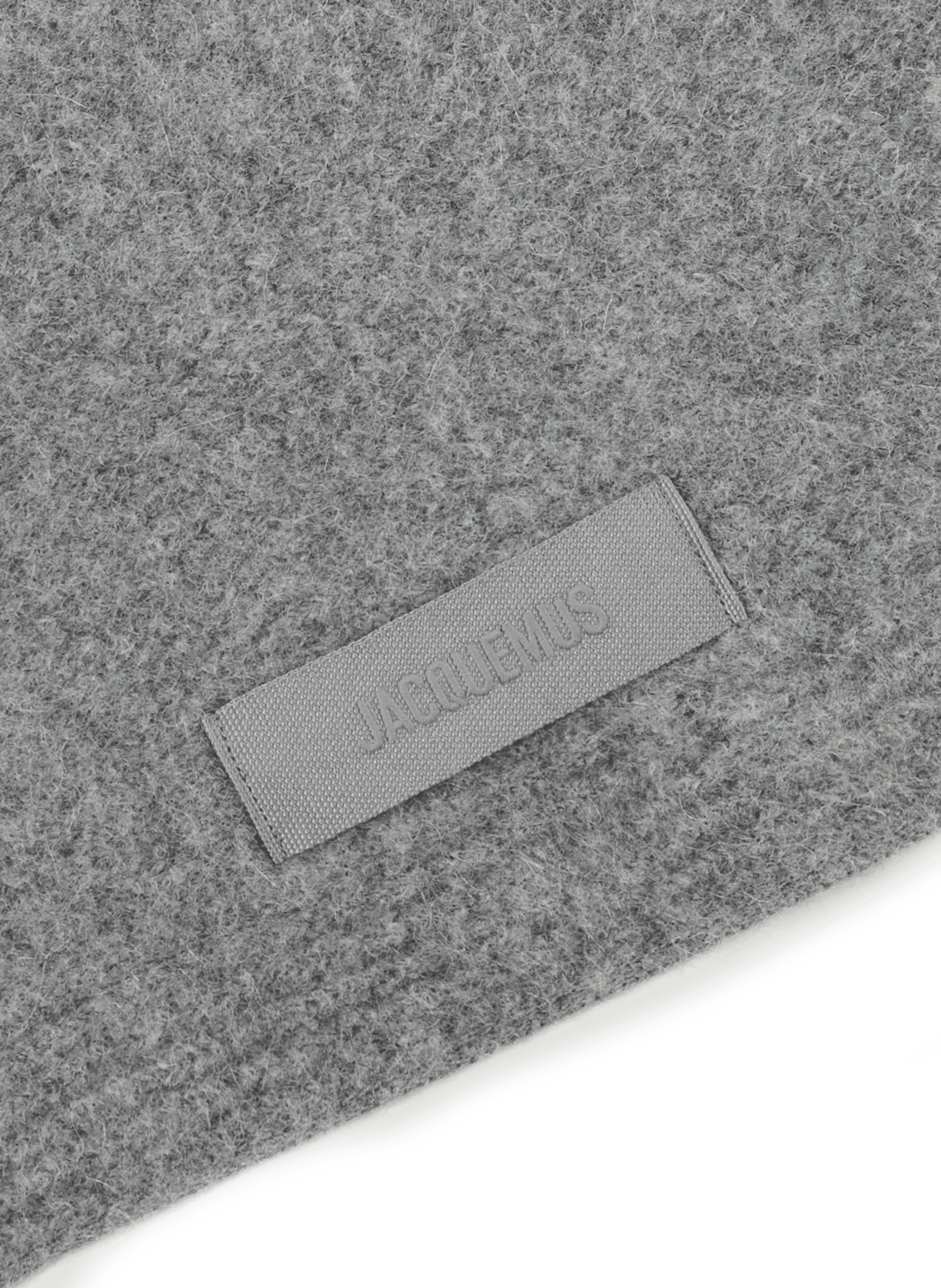 The Gros Grain Shawl JACQUEMUS Grey