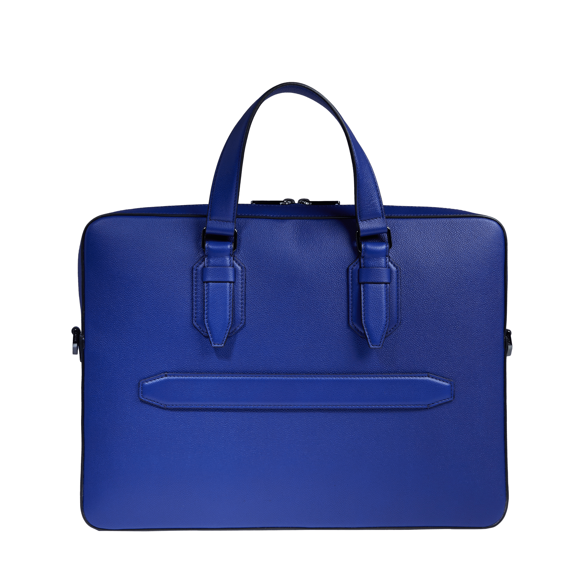 Porte-documents zippé 14" charlie de lancel en cuir LANCEL Bleu