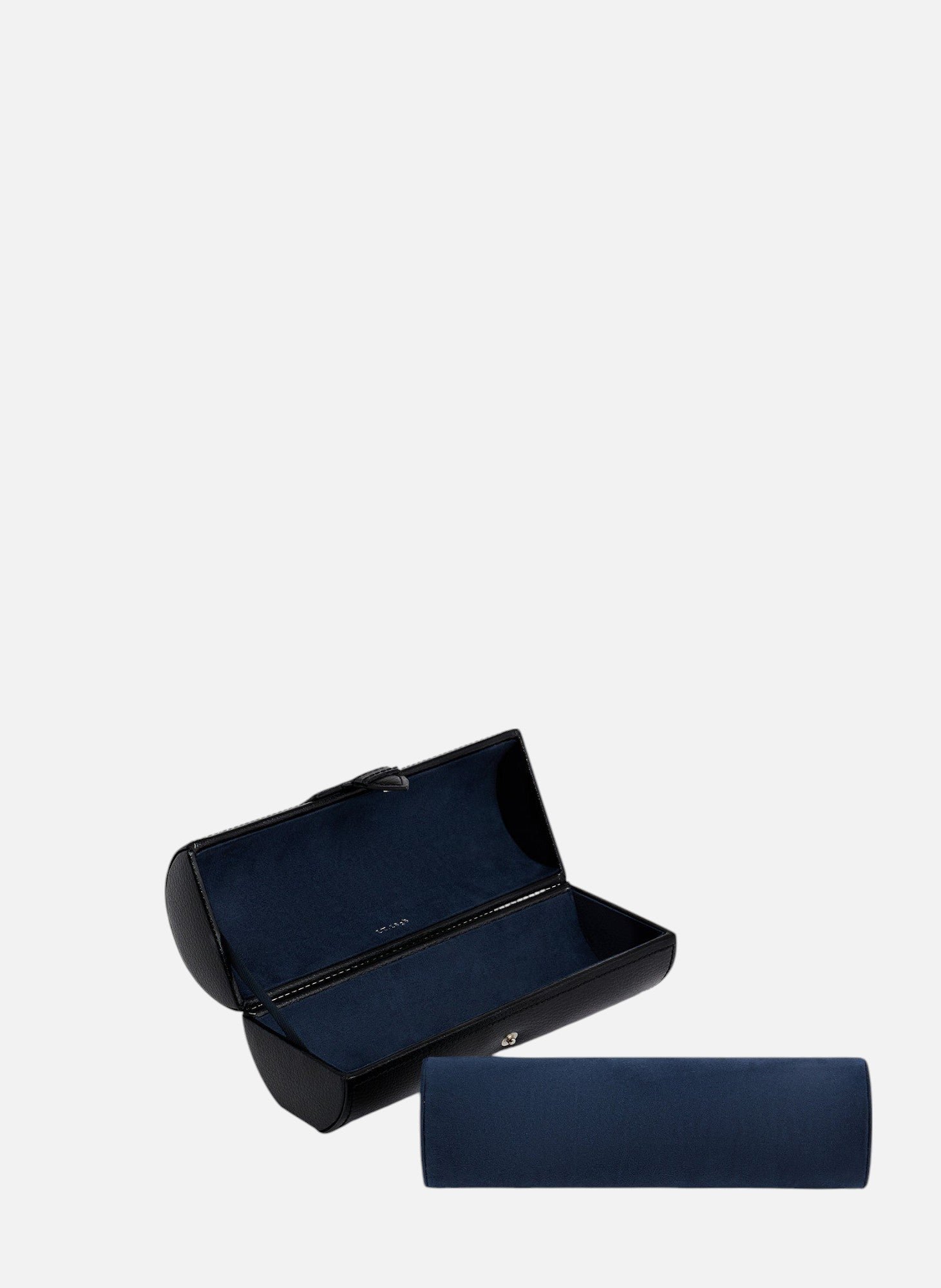 Etui 3 montres en cuir Noir