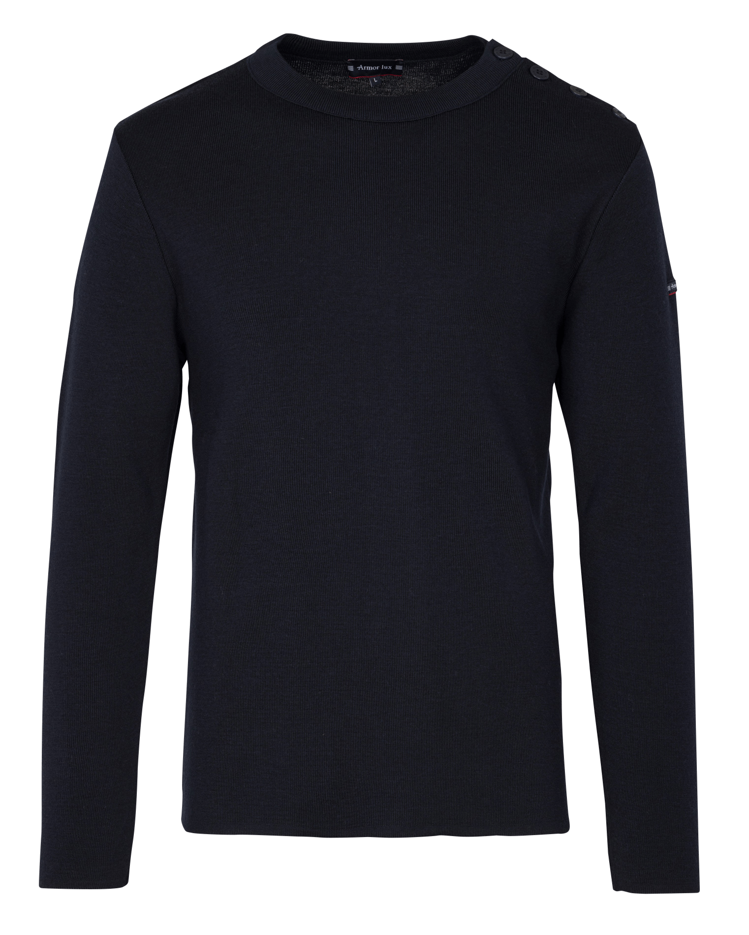 Pull col rond regular fit en laine goulenez ARMOR-LUX Bleu