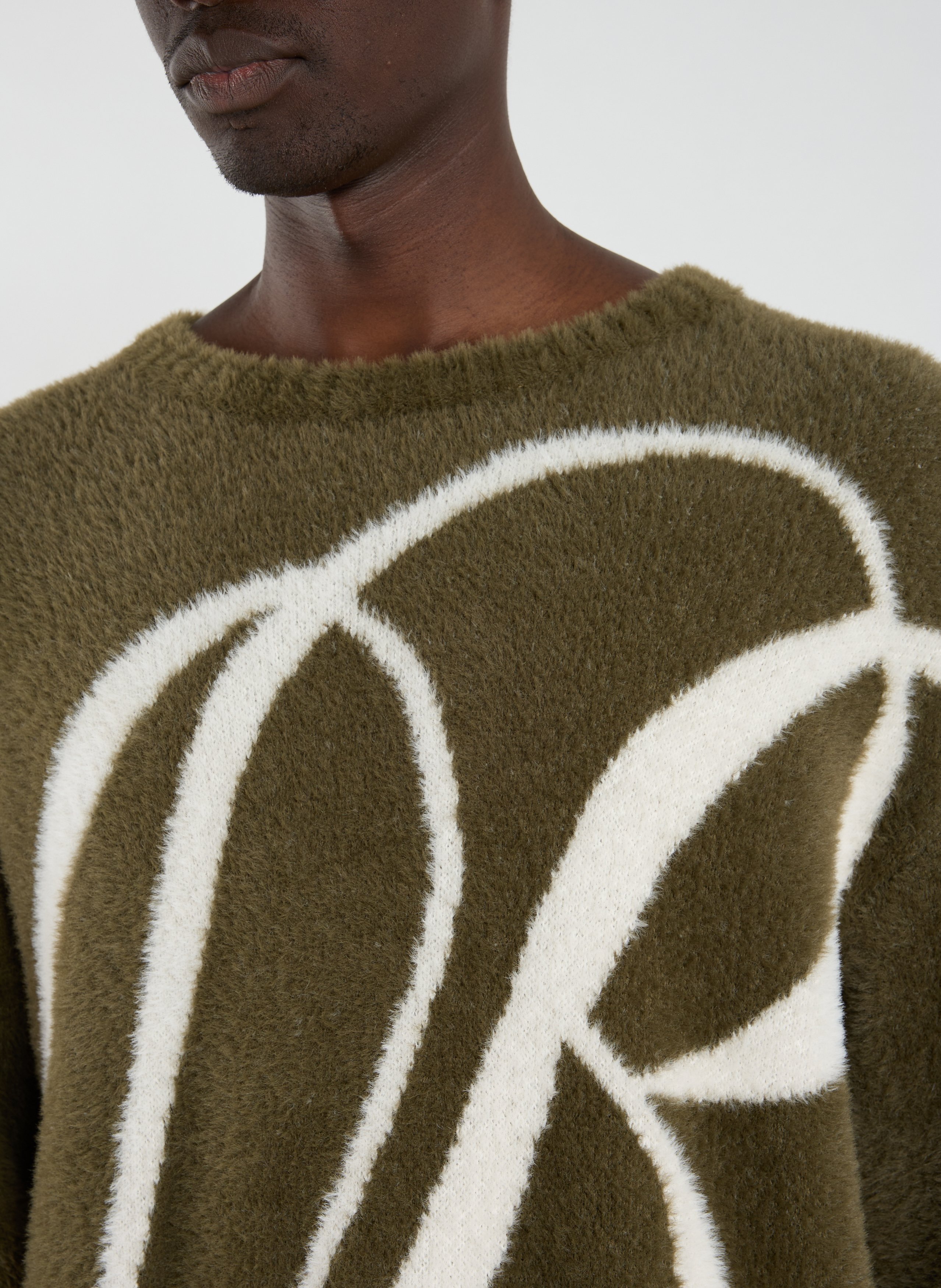 Loose-fit jumper ONLY THE BLIND Green