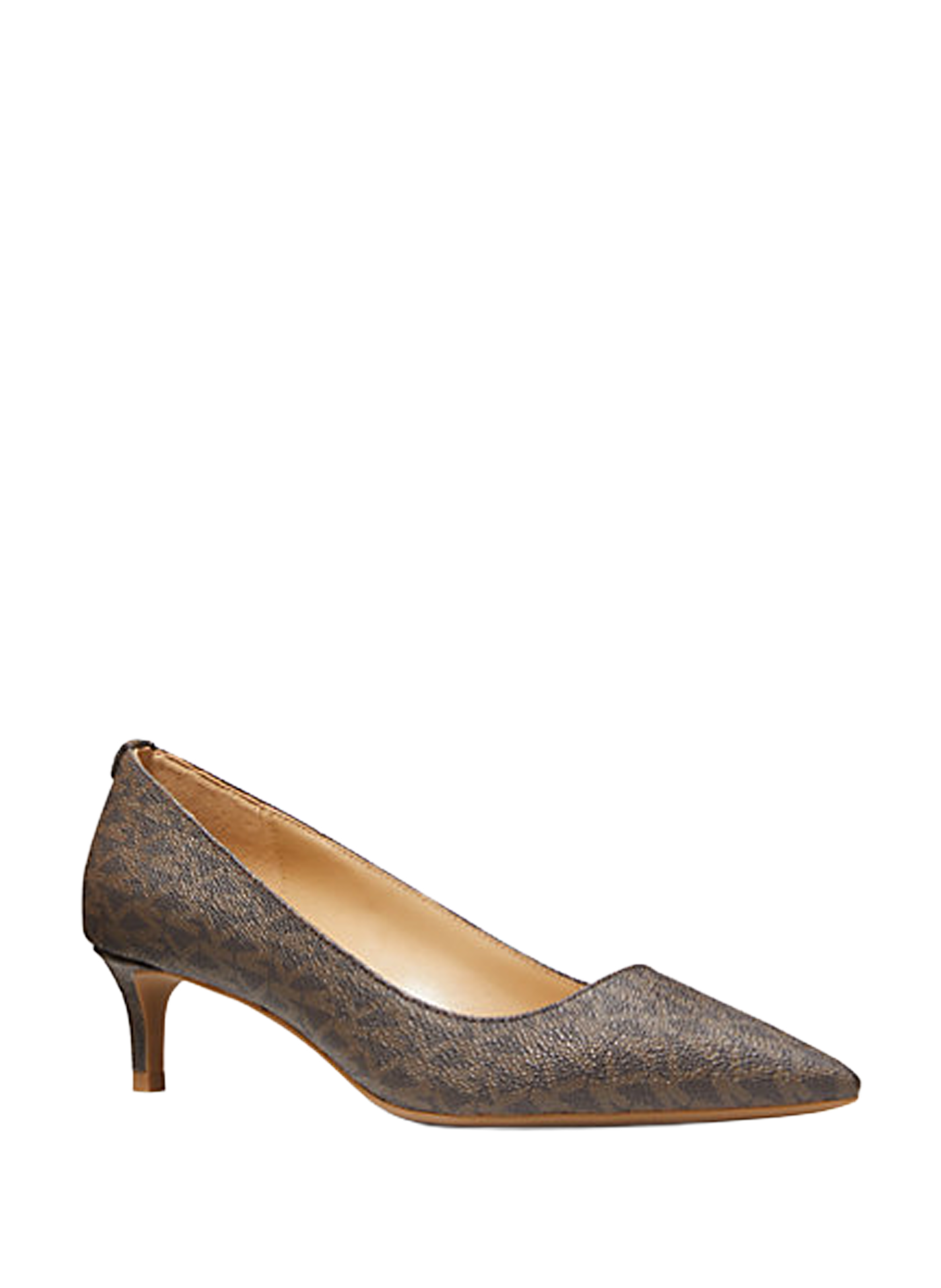 Escarpins Monogramme à talon MICHAEL KORS Marron