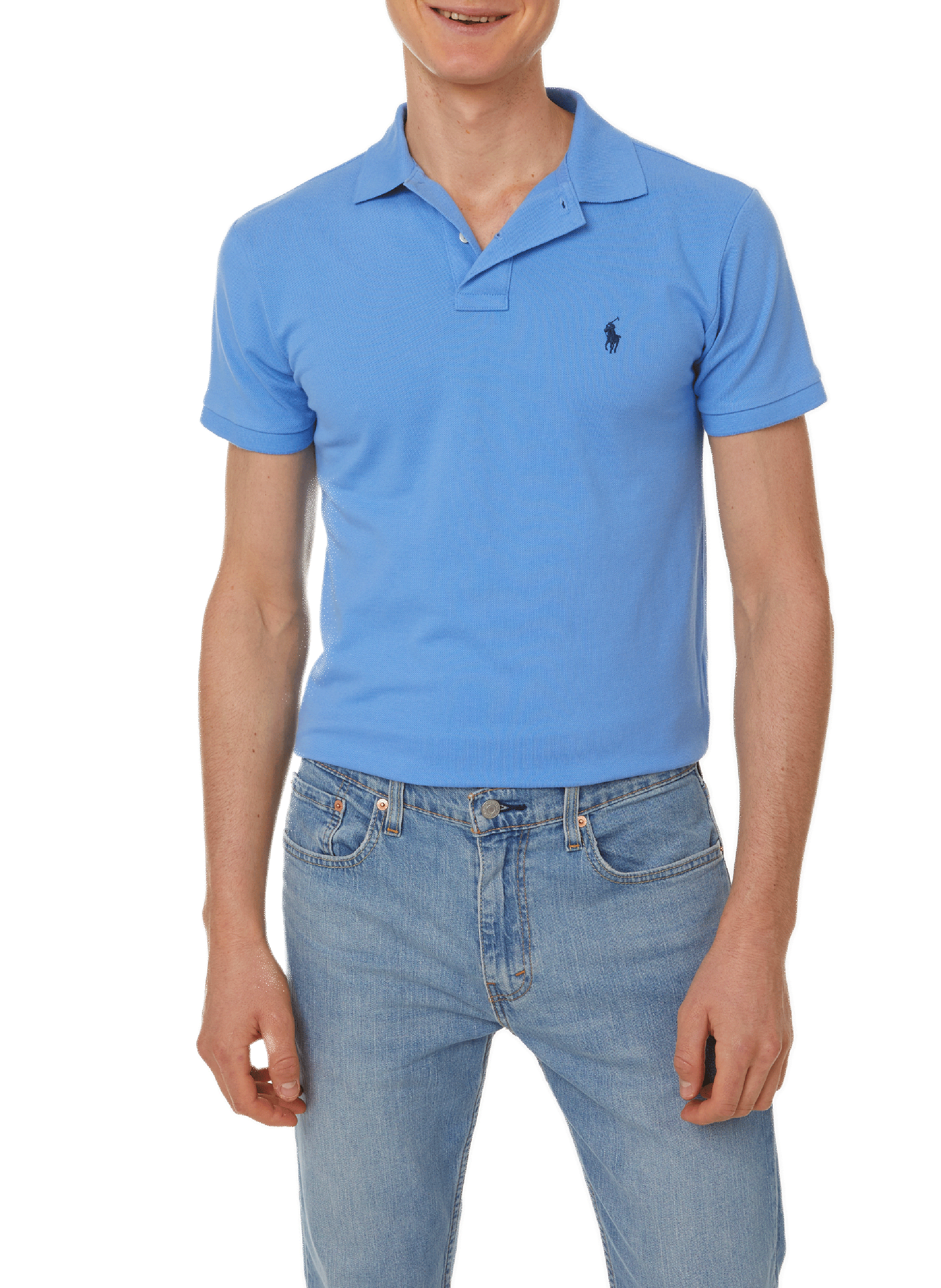 POLO RALPH LAUREN Polo en coton Bleu