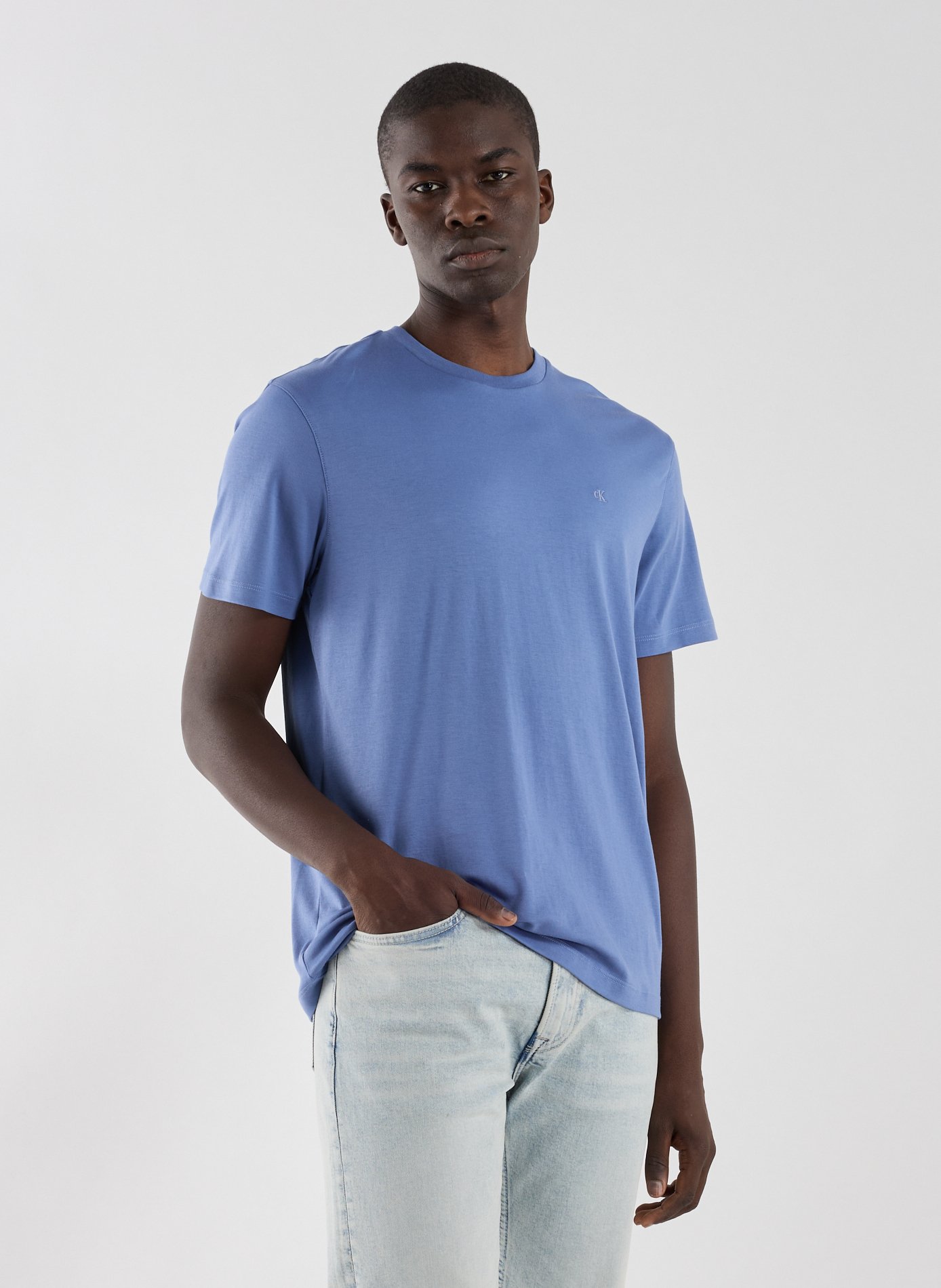 CALVIN KLEIN Classic Cotton T-Shirt Blue