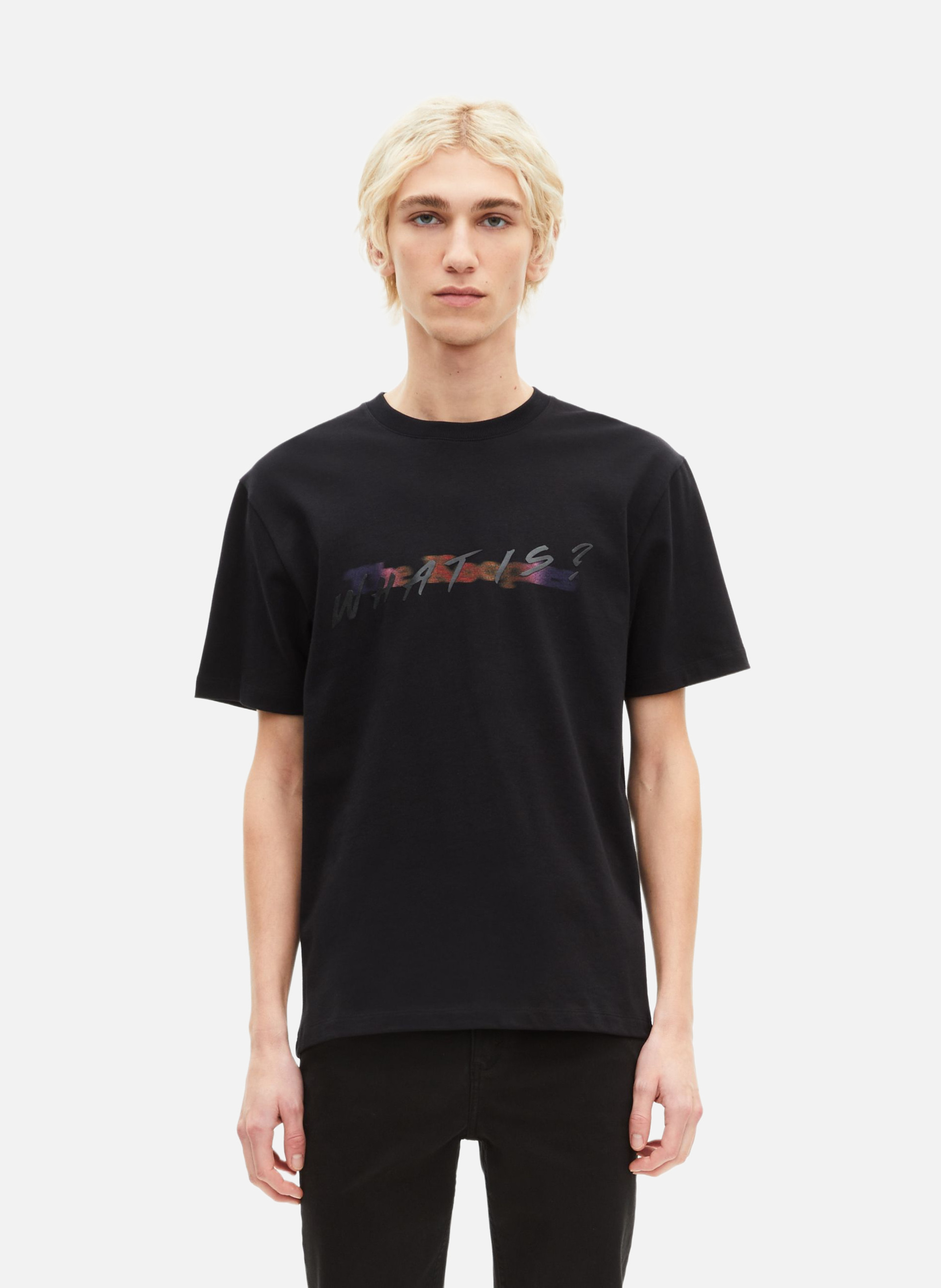 T-shirt avec logo multicolore THE KOOPLES Noir