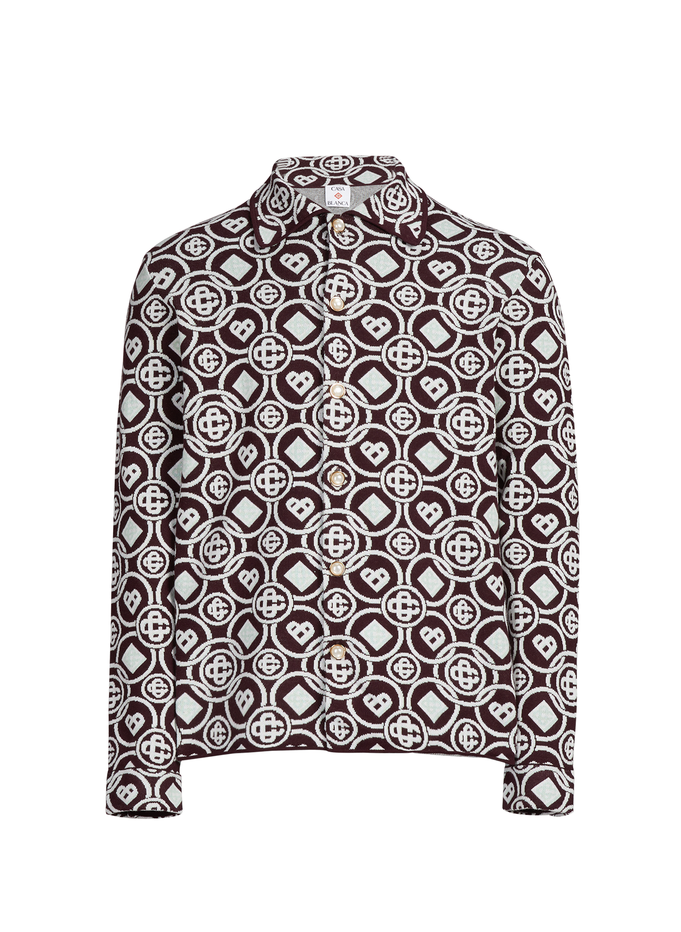 Shirt with classic collar in cotton pattern CASABLANCA PARIS Multicolour