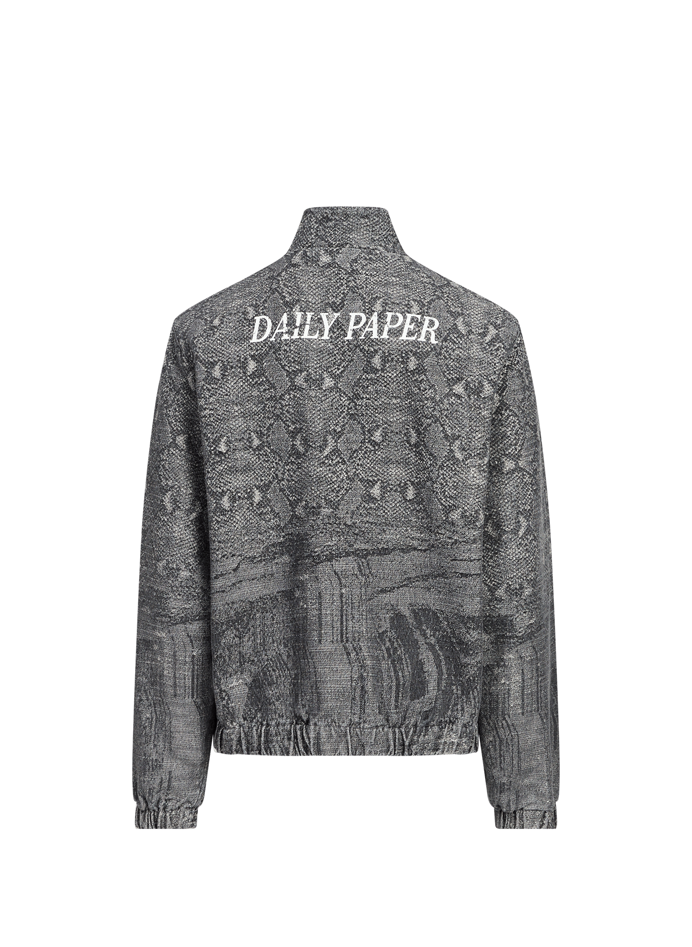 Veste oversize col montant en coton mélangé imprimé DAILY PAPER Bleu