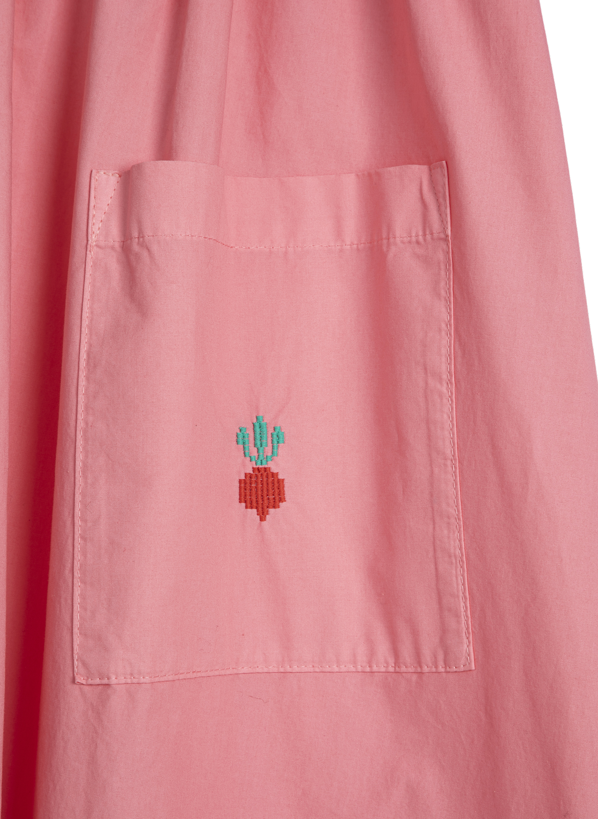 Robe chemise à col V en coton biologique BOBO CHOSES Rose