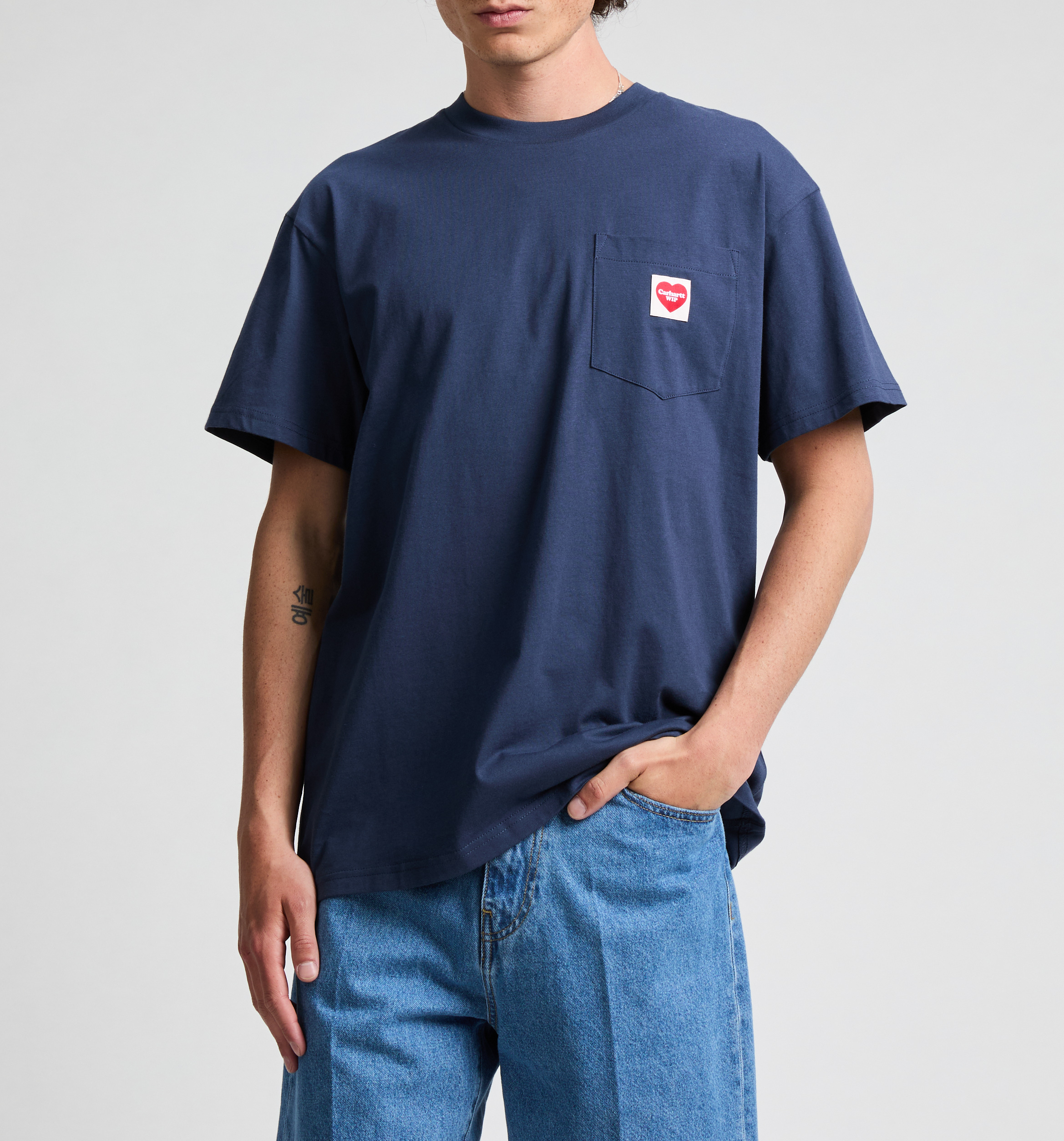 T-shirt à manches courtes en coton CARHARTT WIP Bleu