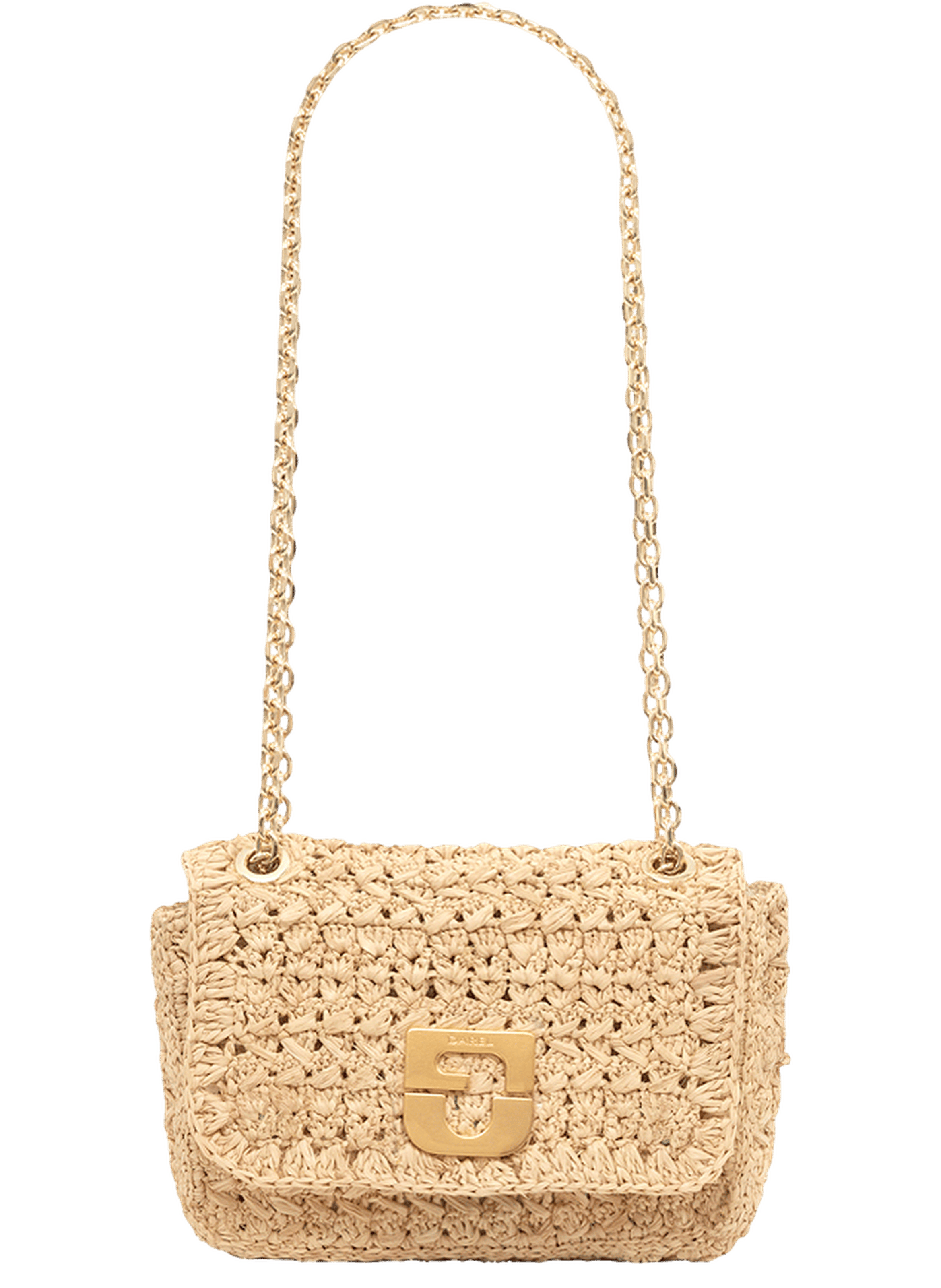 Mini sac en raphia - le mini fanny GERARD DAREL Beige